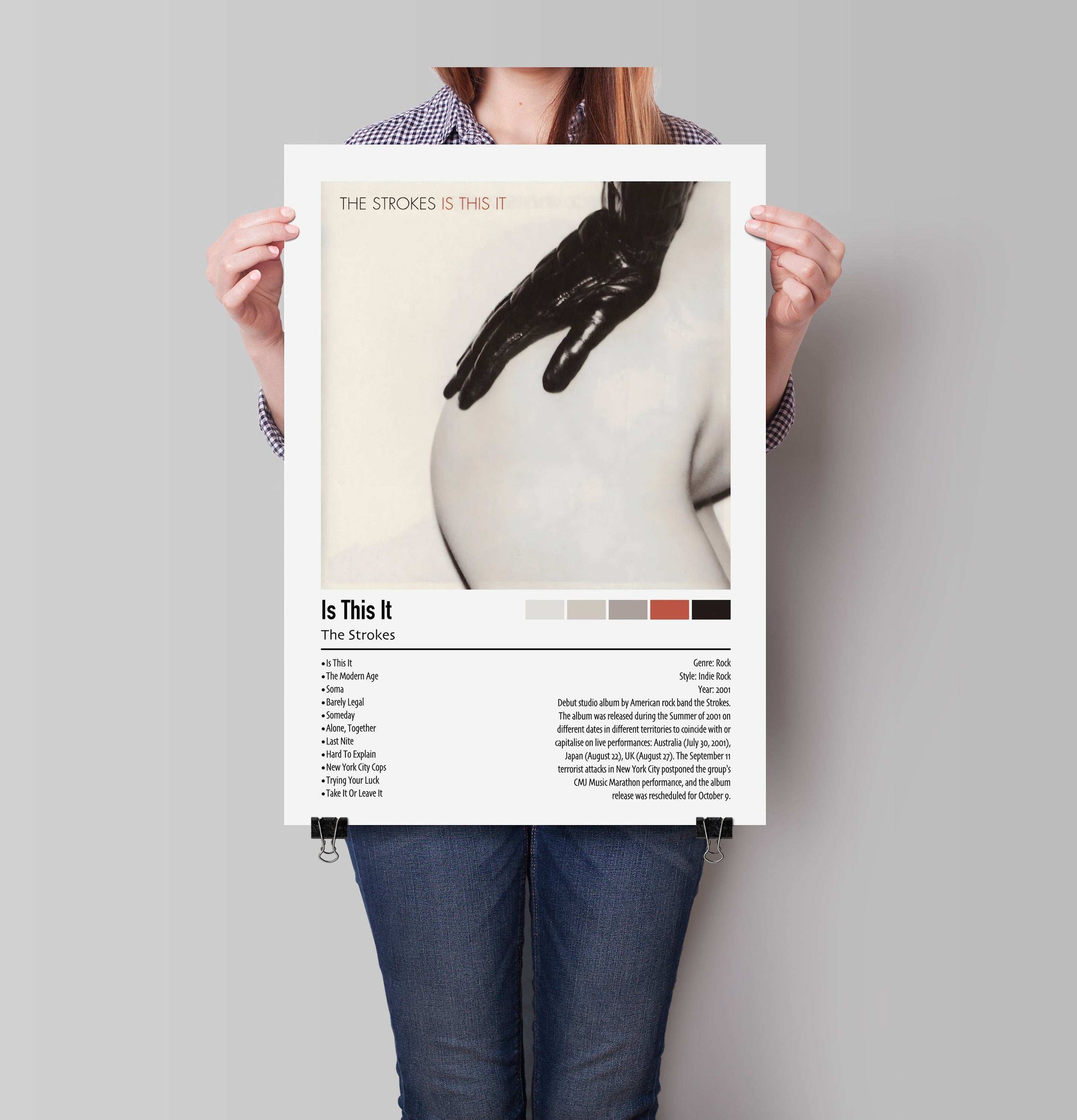 The Strokes | Is This It | Custom Album Cover Poster Print