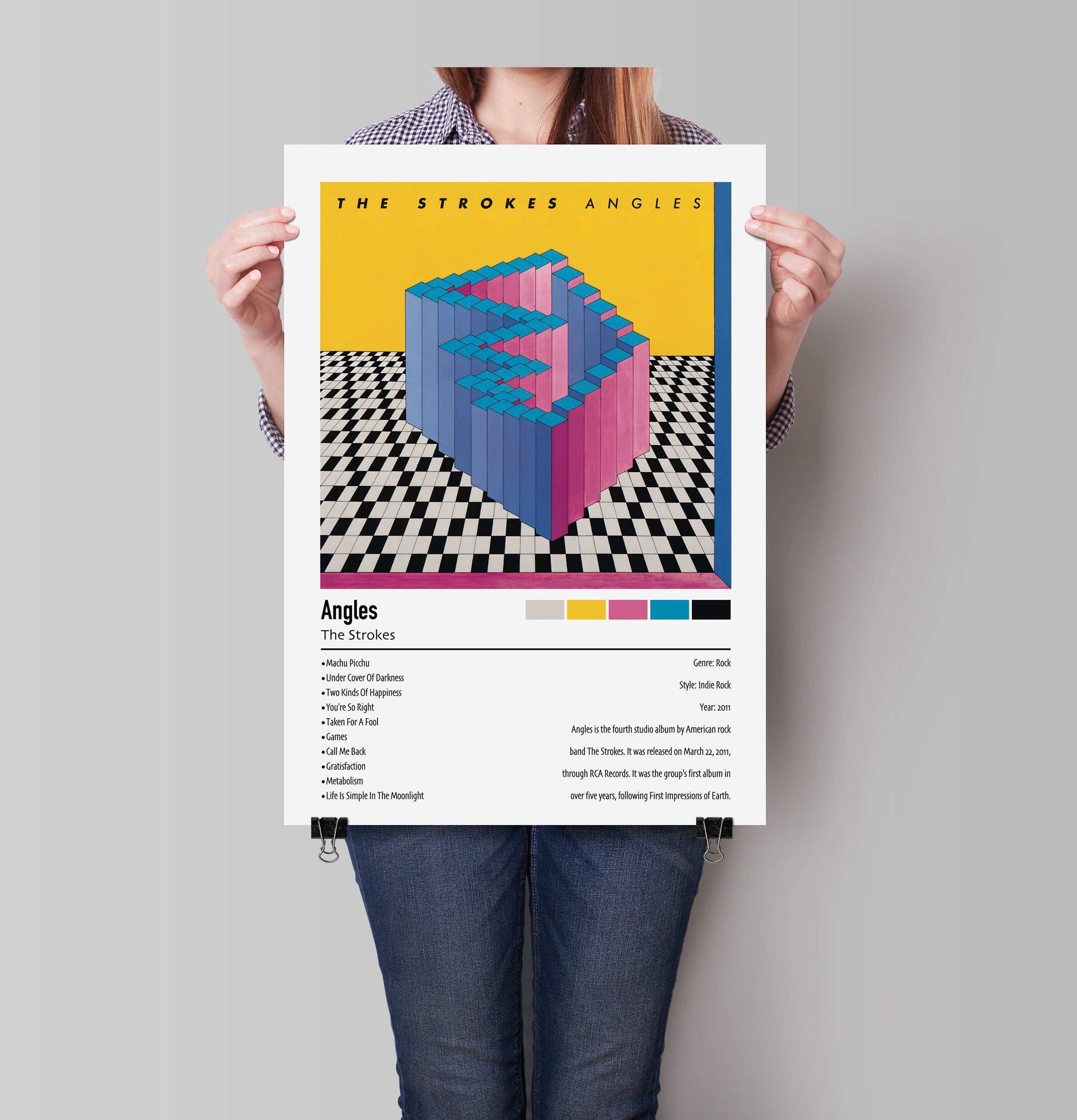 The Strokes | Angles | Custom Album Cover Poster Print