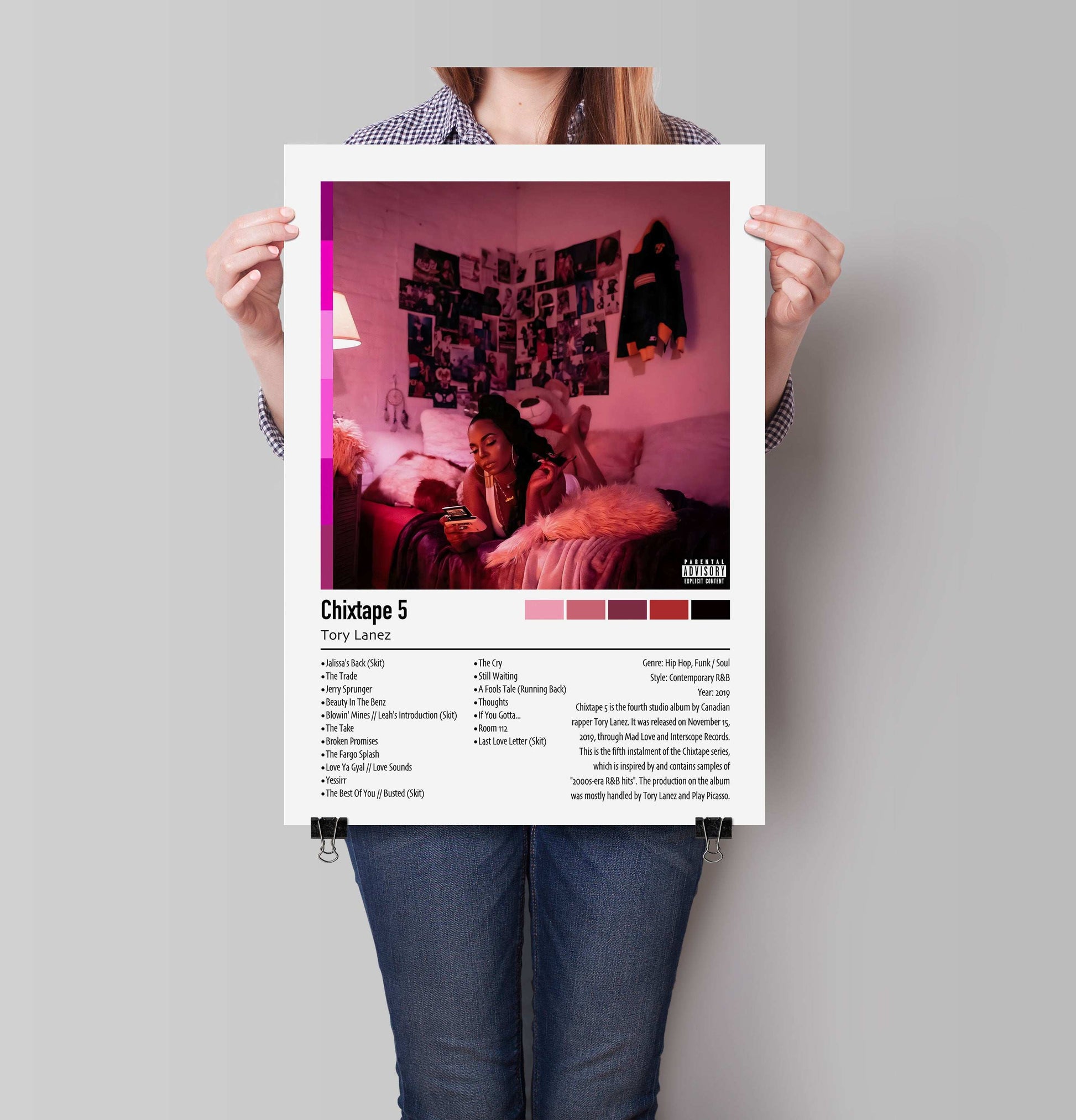 Torey Lanez | Chixtape 5 | Custom Album Cover Poster Print