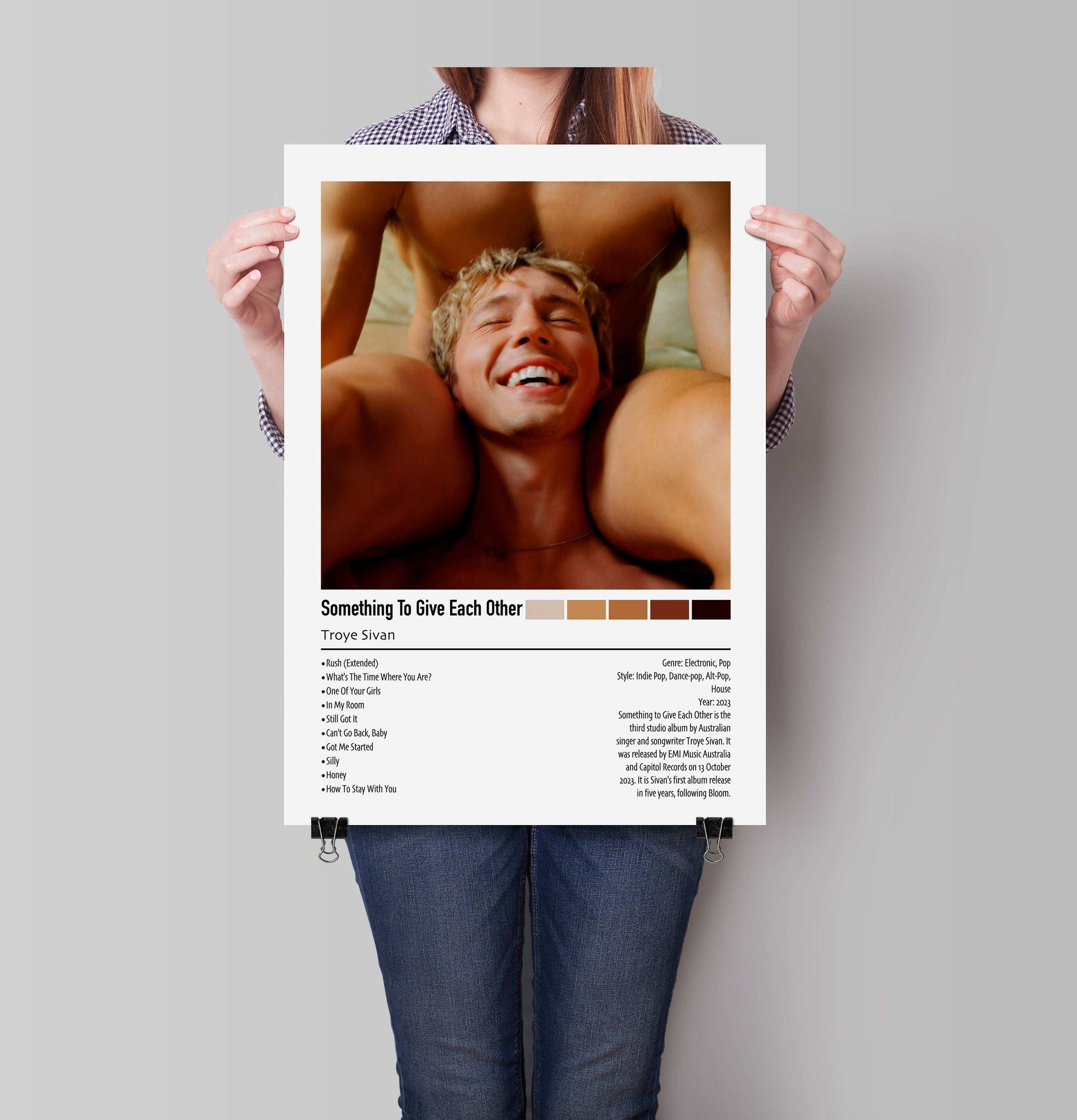 Troy Sivan | Something To Give Each Other | Custom Album Cover Poster Print