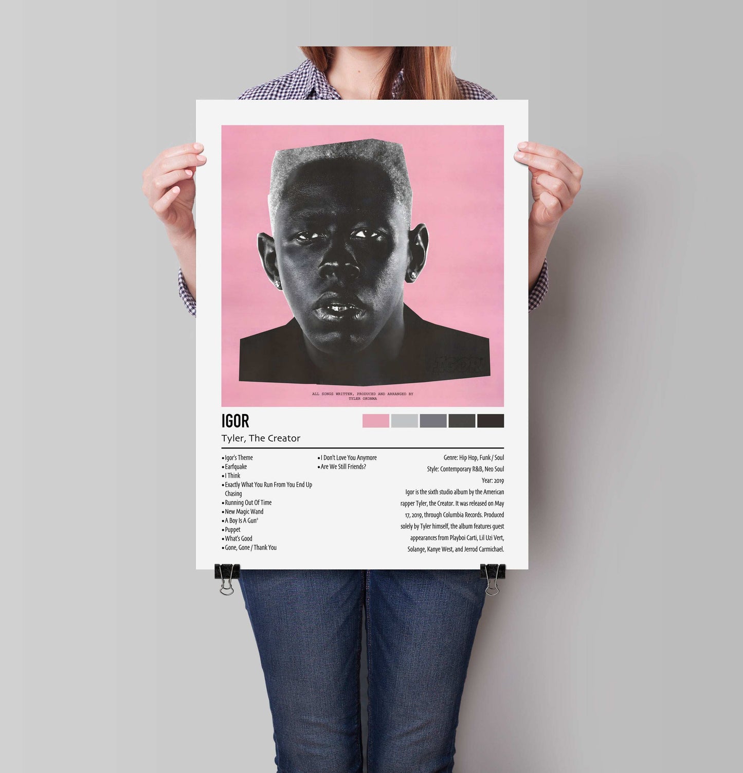 Tyler, The Creator | IGOR | Custom Album Cover Poster Print