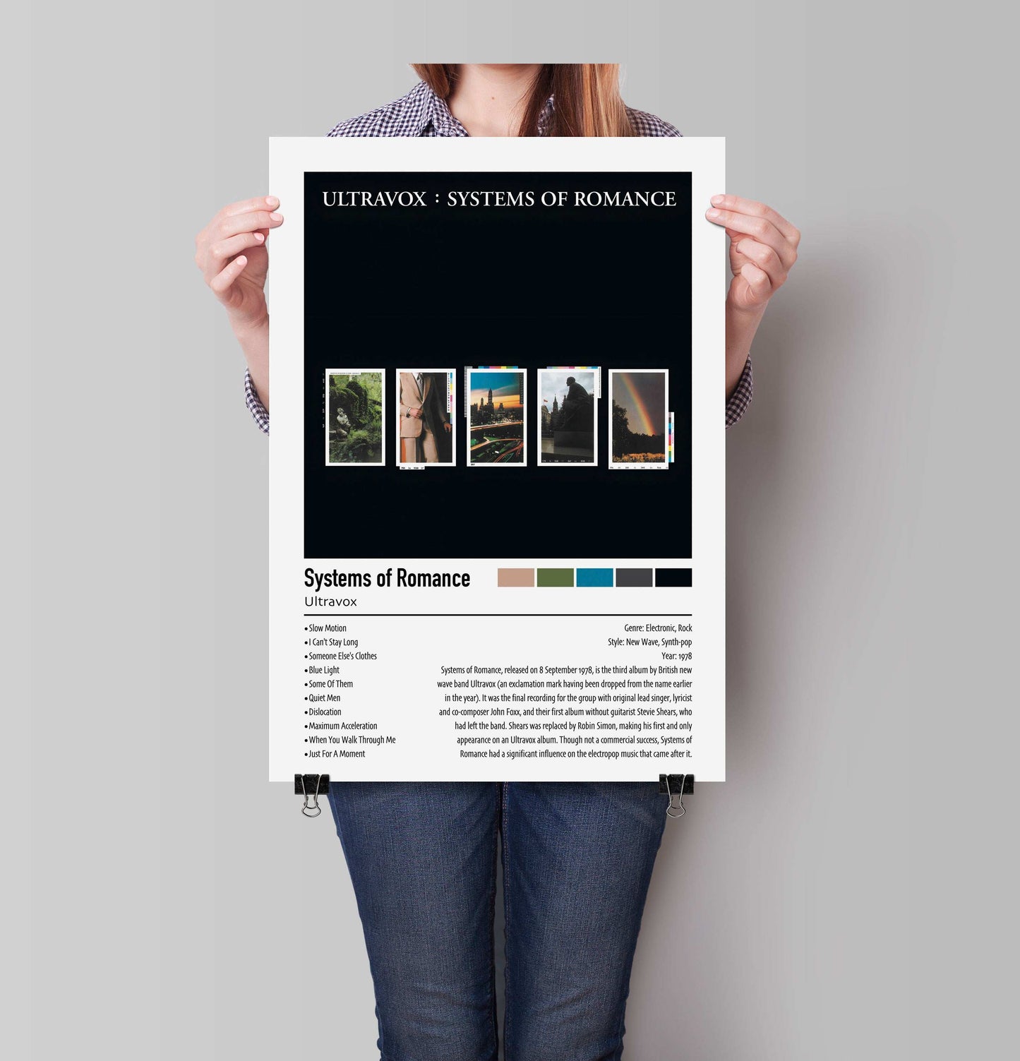 Ultravox | Systems of Romance | Custom Album Cover Poster Print