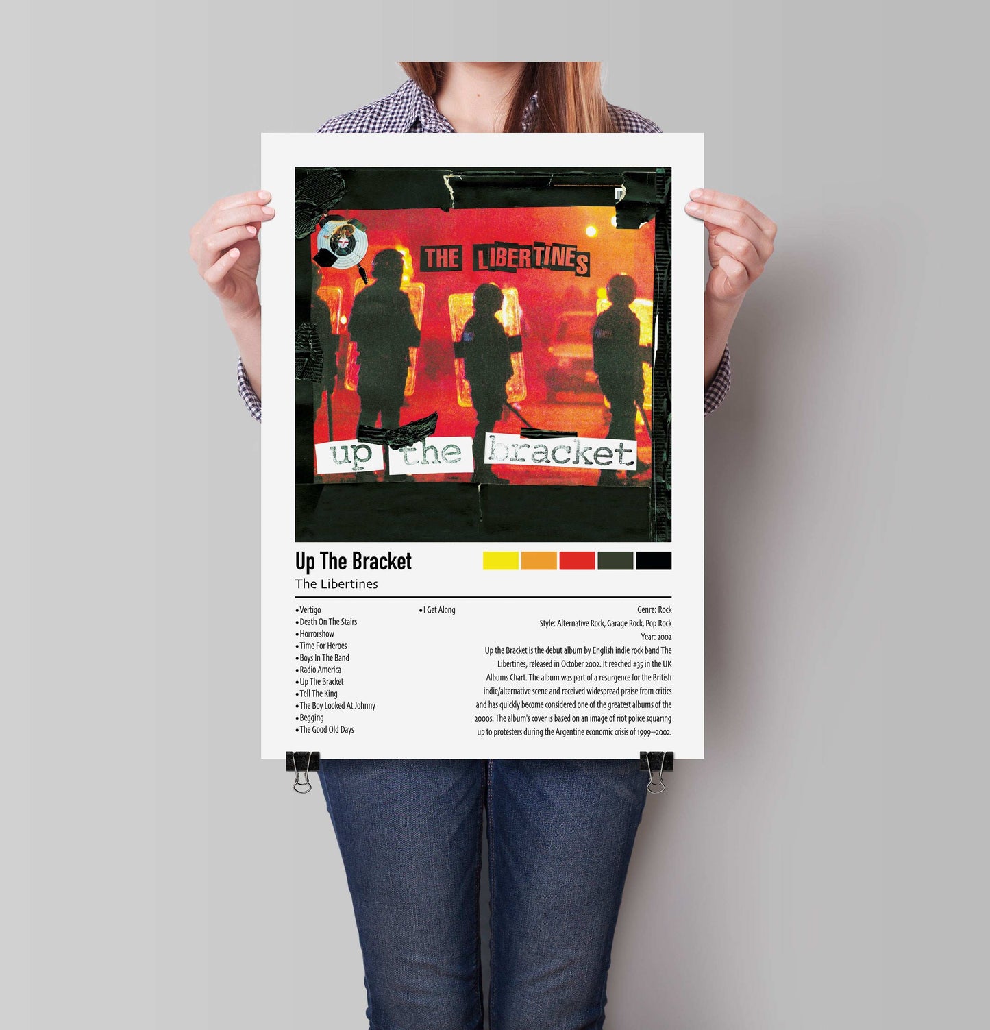 The Libertines | Up The Bracket | Custom Album Cover Poster Print