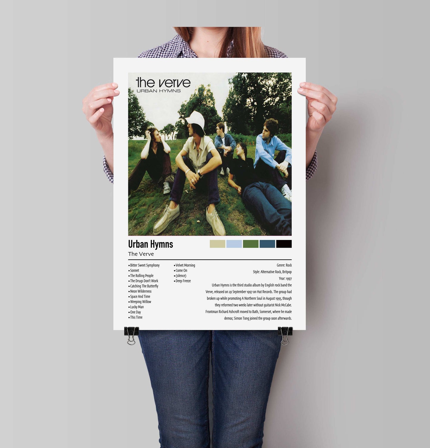 The Verve | Urban Hymns | Custom Album Cover Poster Print