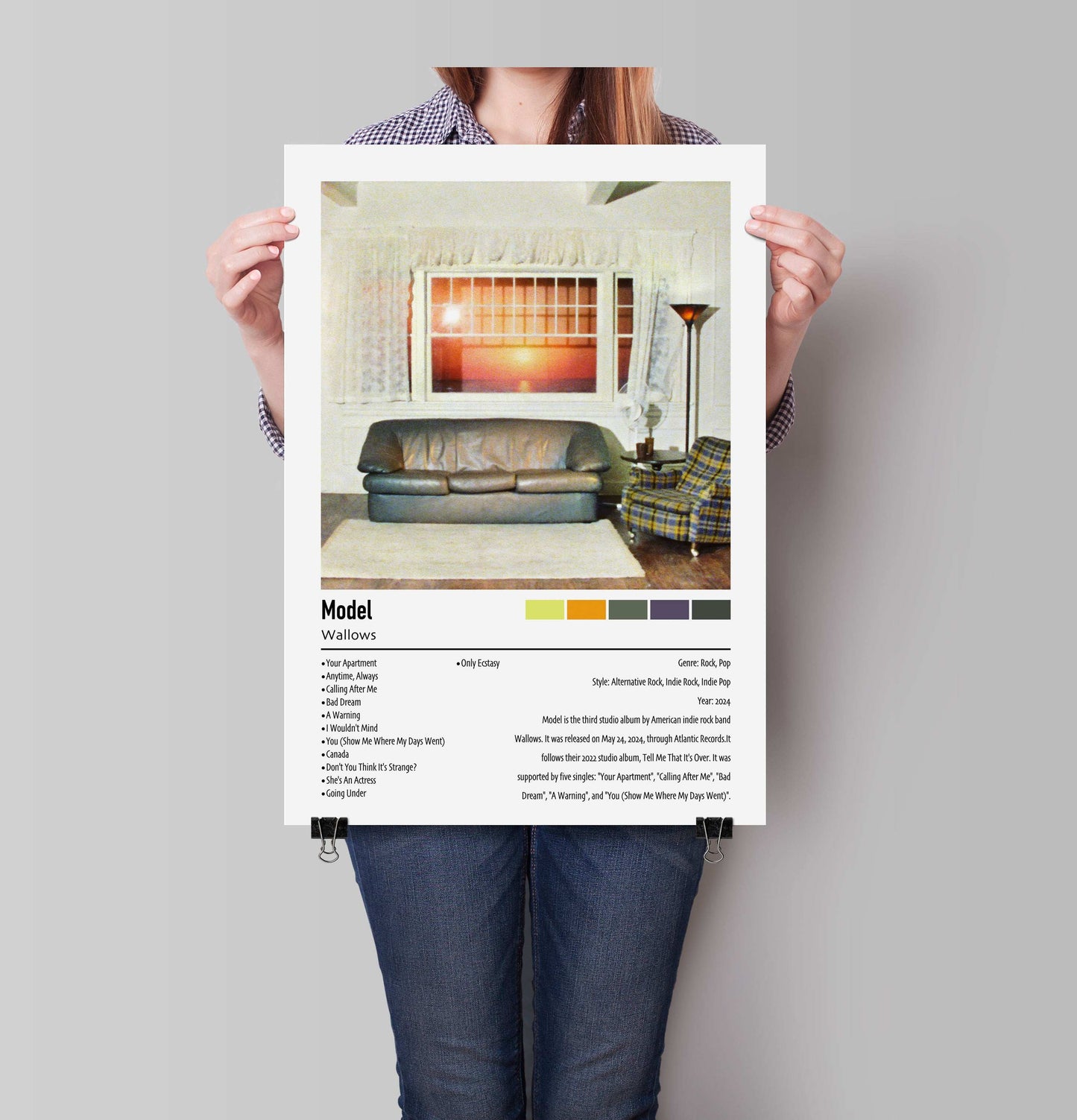 Wallows | Model | Custom Album Cover Poster Print