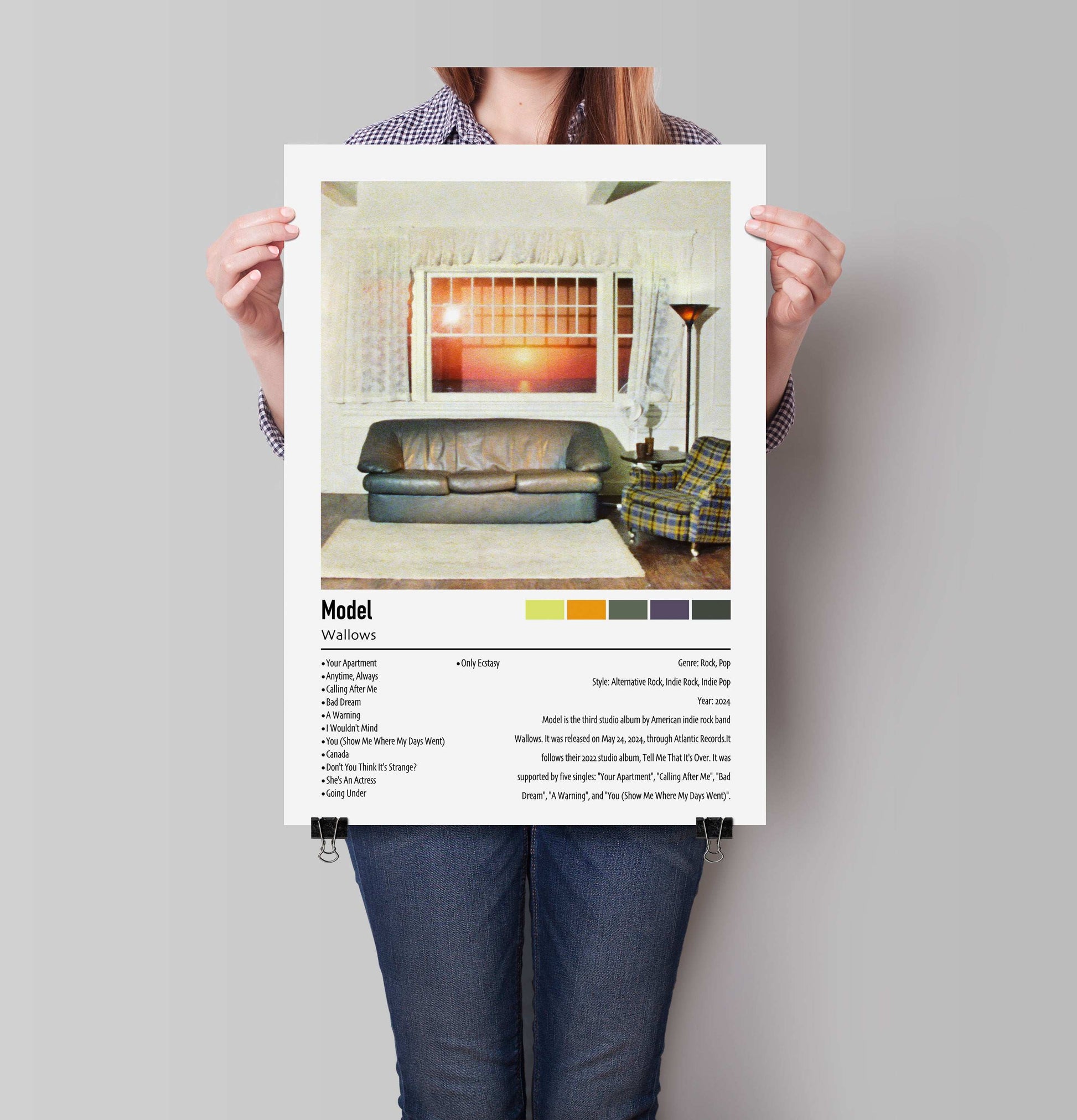 Wallows | Model | Custom Album Cover Poster Print