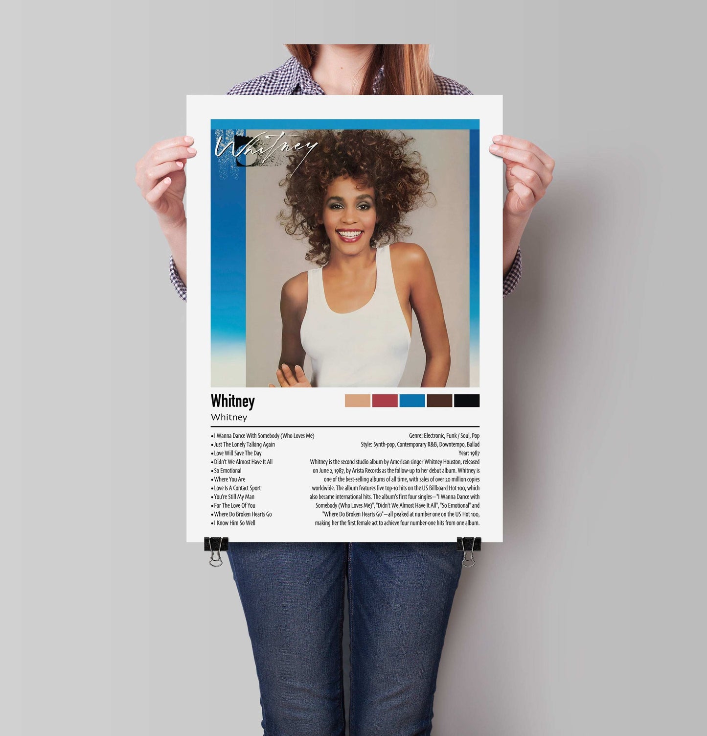 Whitney | Whitney | Custom Album Cover Poster Print