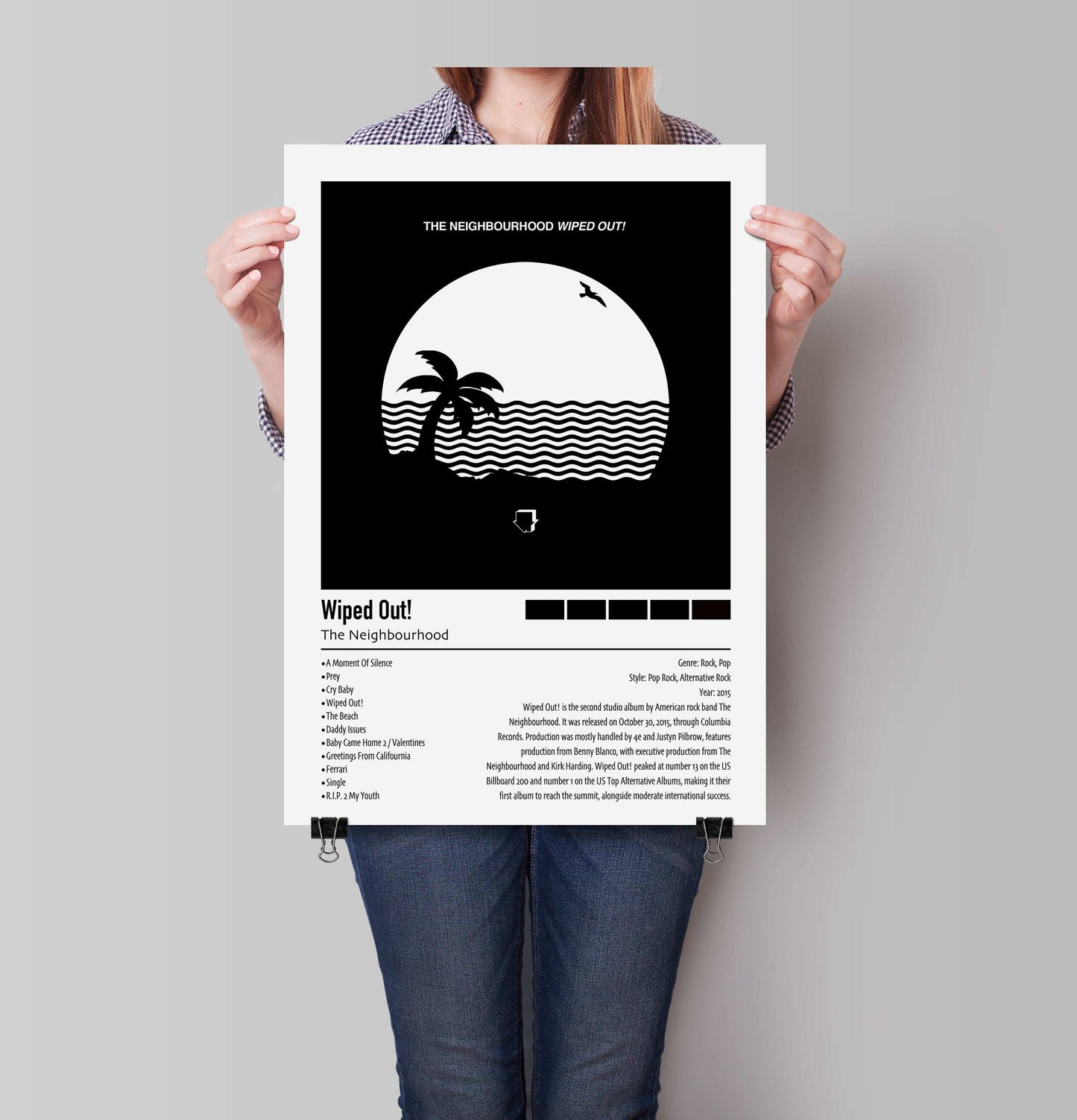 The Neighbourhood | Wiped Out! | Custom Album Cover Poster Print