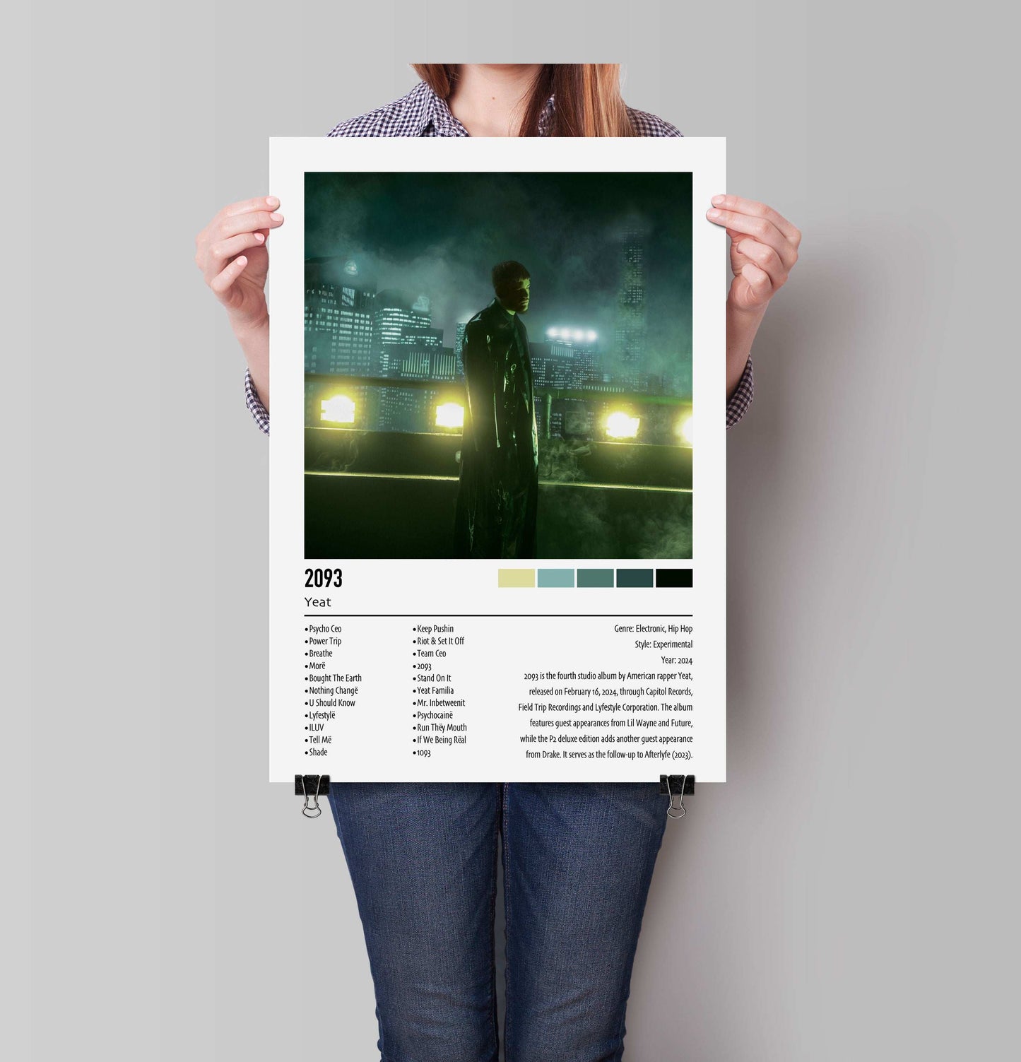 Yeat | 2093 | Custom Album Cover Poster Print