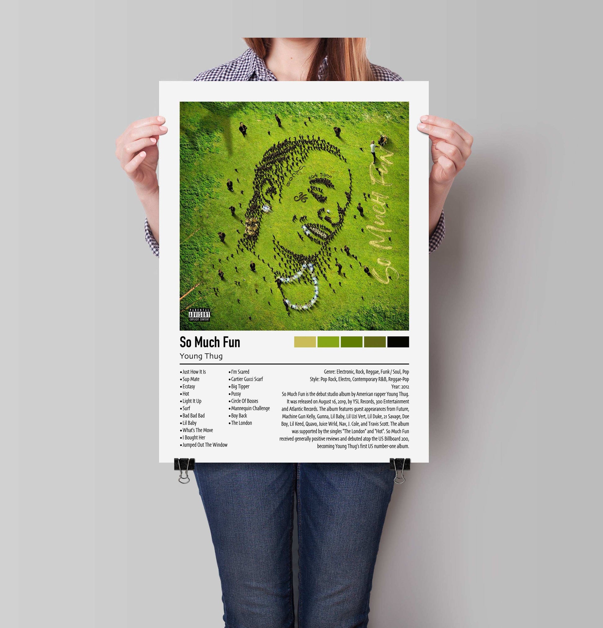 Young Thug | So Much Fun | Custom Album Cover Poster Print