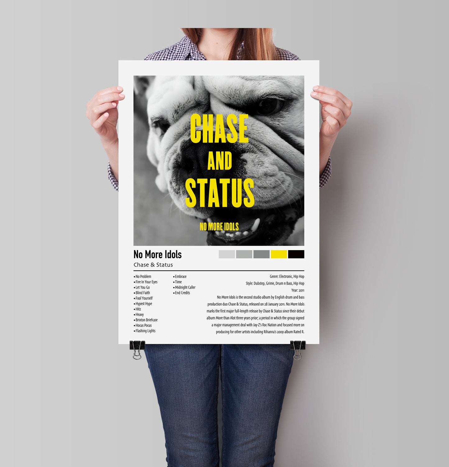 Chase & Status | No More Idols | Custom Album Cover Poster Print