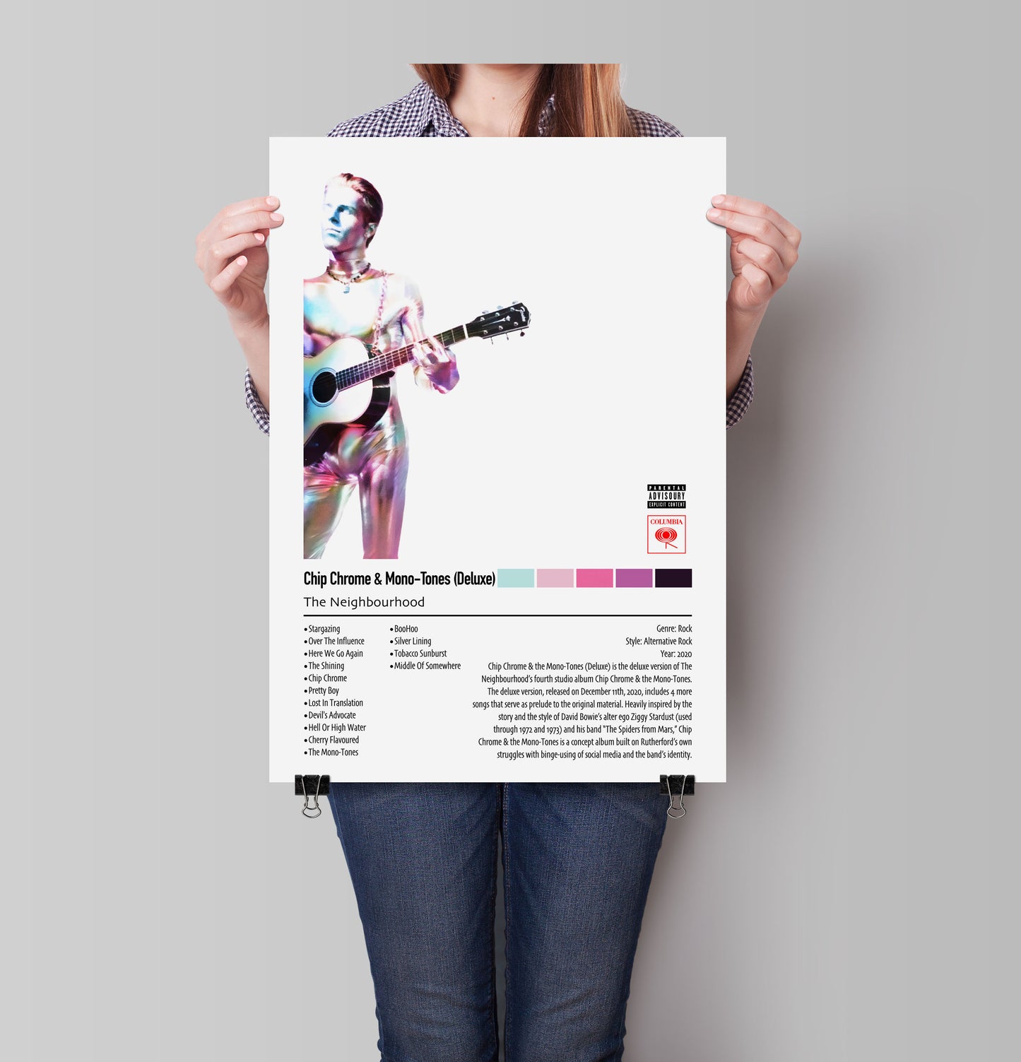 The Neighbourhood | Chip Chrome & Mono-Tones (Deluxe) | Custom Album Cover Poster Print