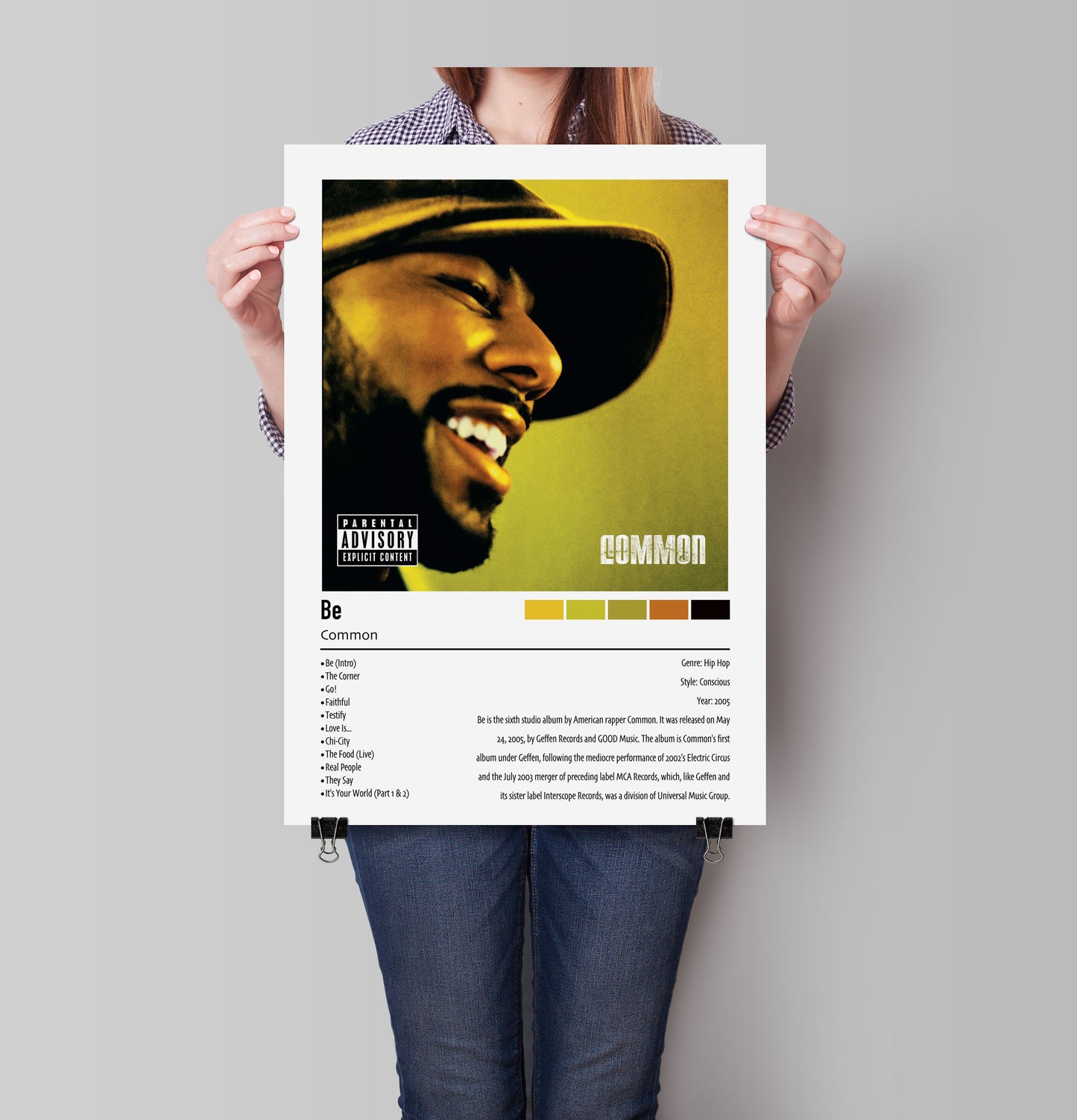 Common | Be | Custom Album Cover Poster Print