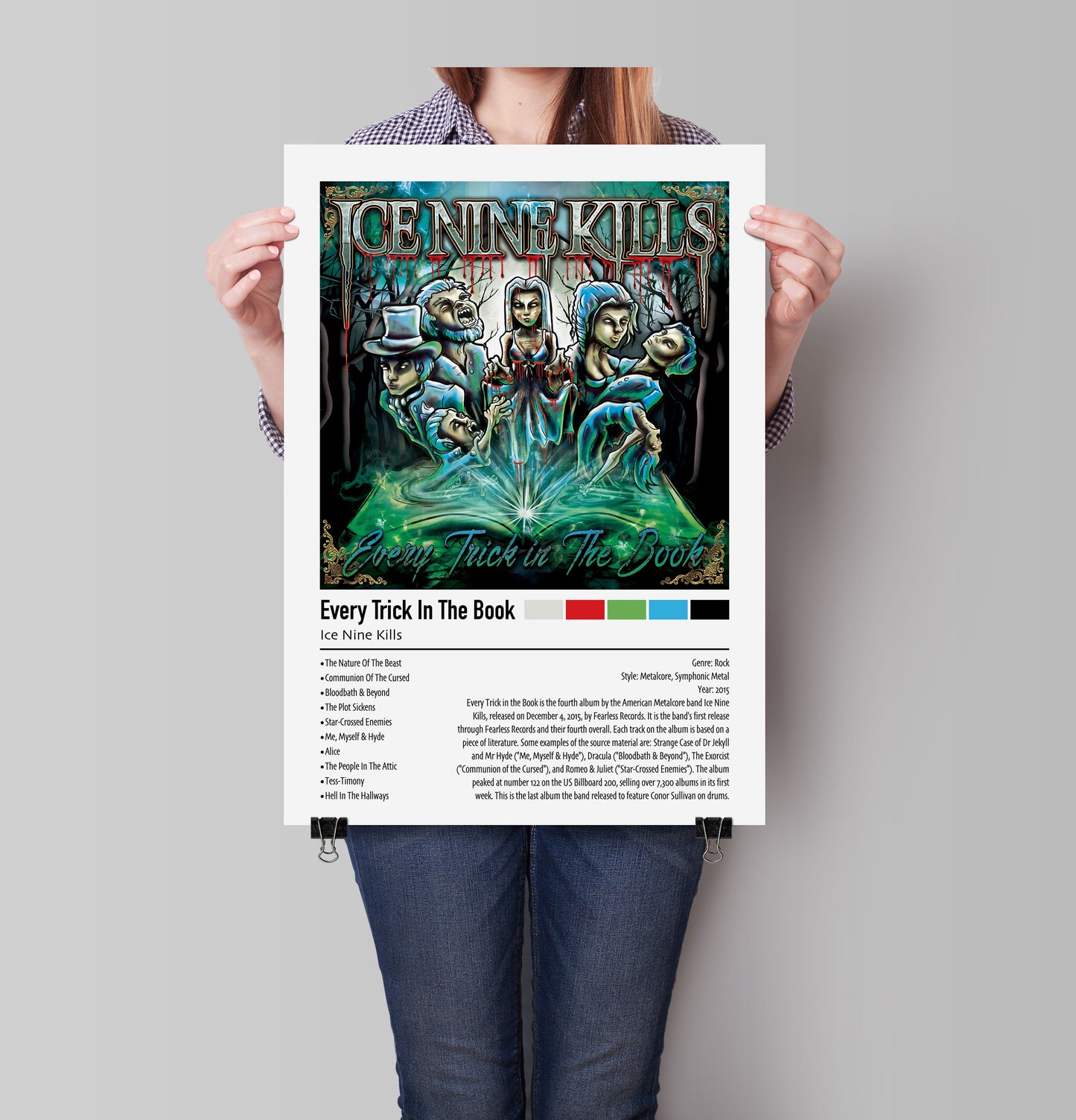 Ice Nine Kills | Every Trick In The Book | Custom Album Cover Poster Print