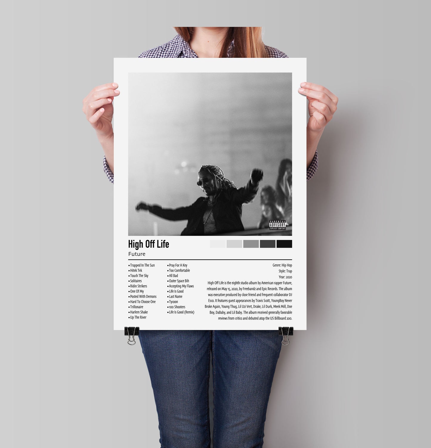 Future | High Off Life | Custom Album Cover Poster Print