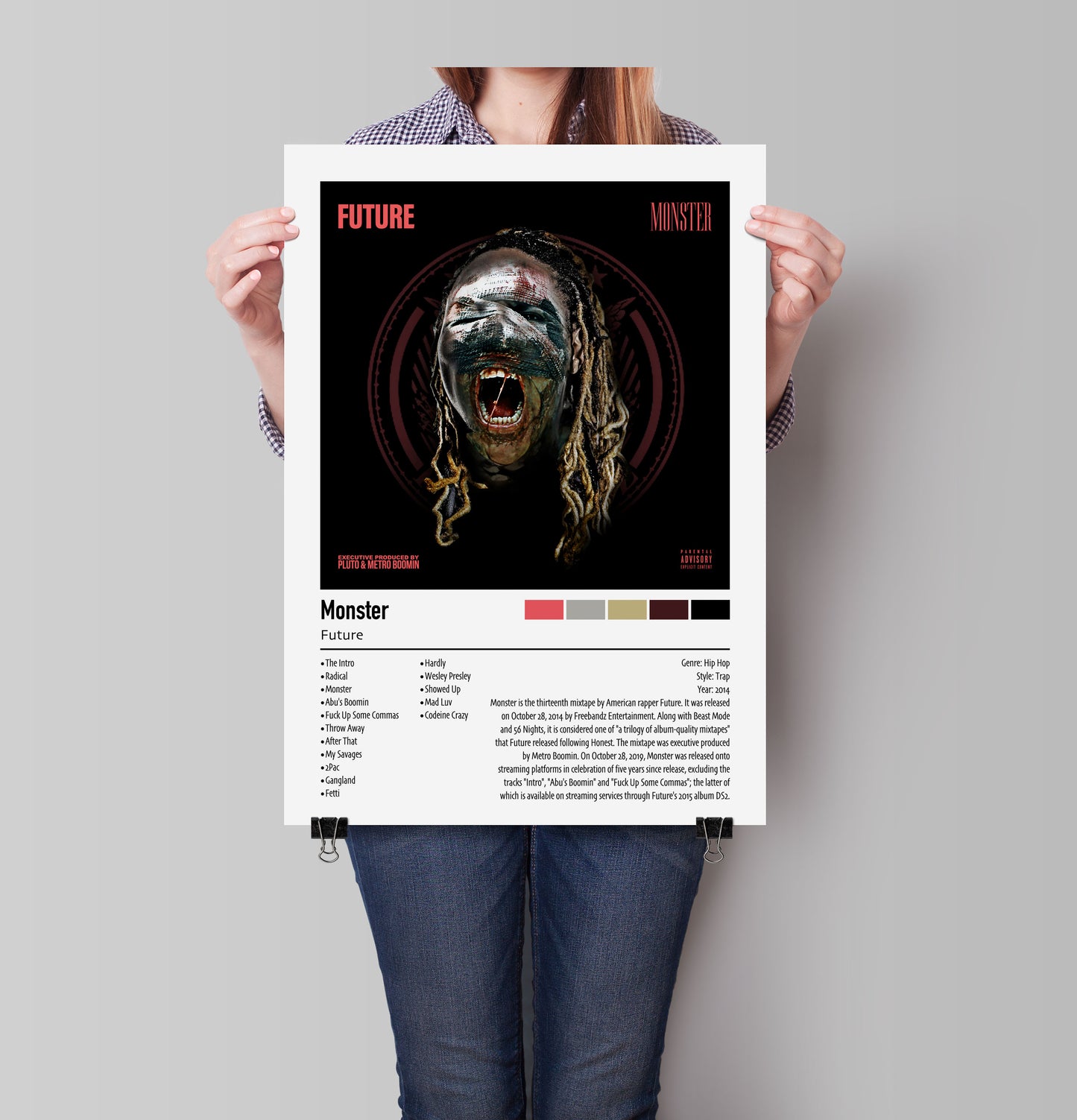 Future | Monster | Custom Album Cover Poster Print