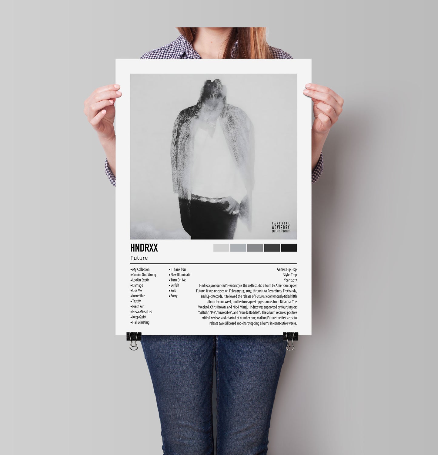 Future | HNDRXX | Custom Album Cover Poster Print