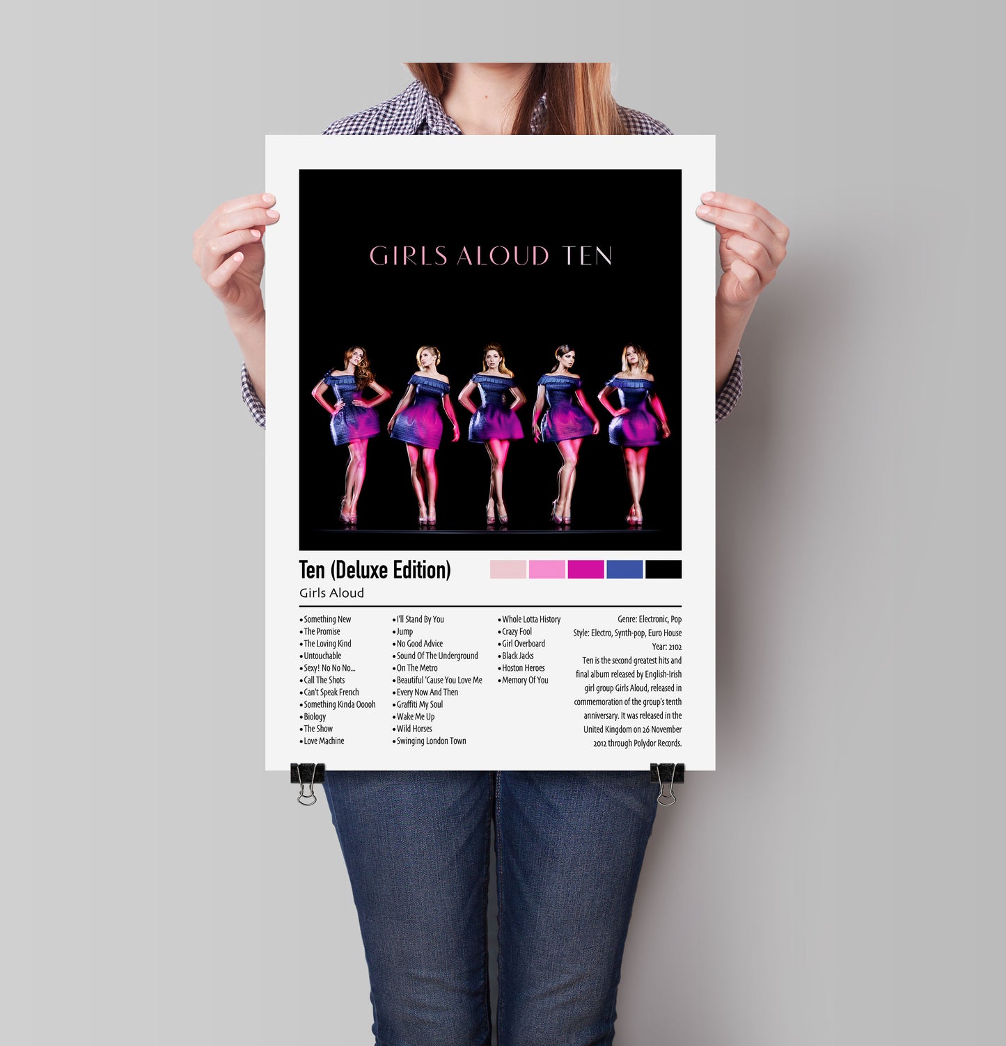 Girls Aloud | Ten (Deluxe Edition) | Custom Album Cover Poster Print