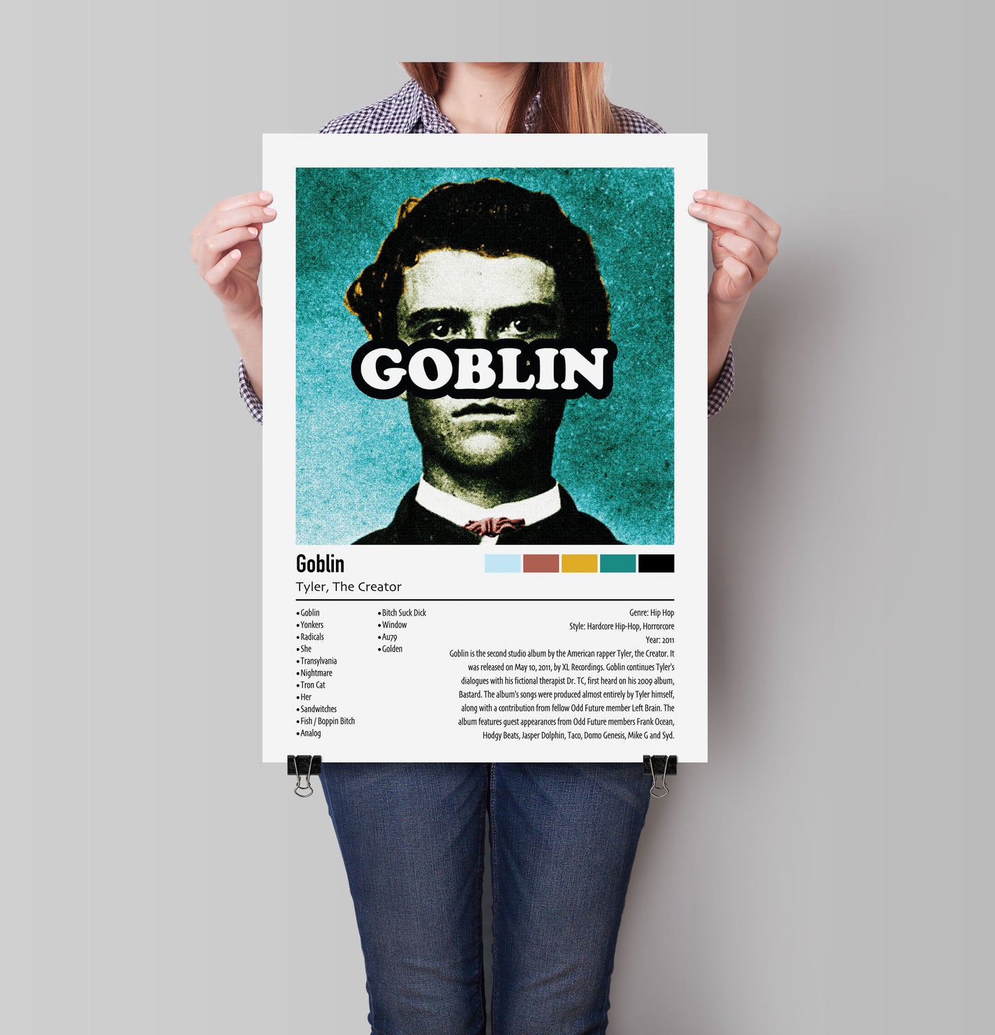Tyler, The Creator | Goblin | Custom Album Cover Poster Print