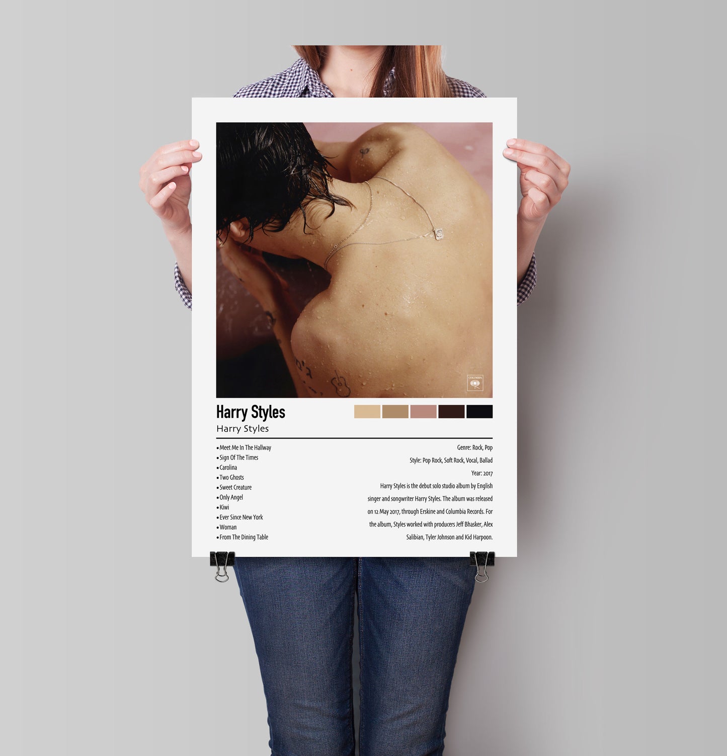 Harry Styles | Harry Styles | Custom Album Cover Poster Print