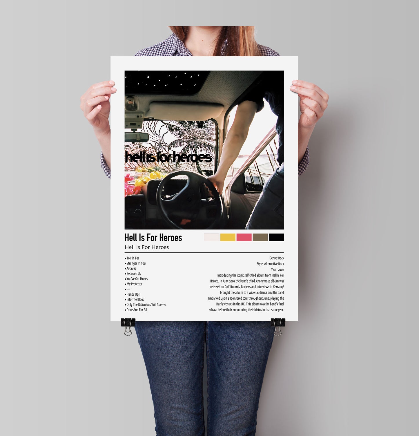 Hell Is For Heroes | Hell Is For Heroes | Custom Album Cover Poster Print