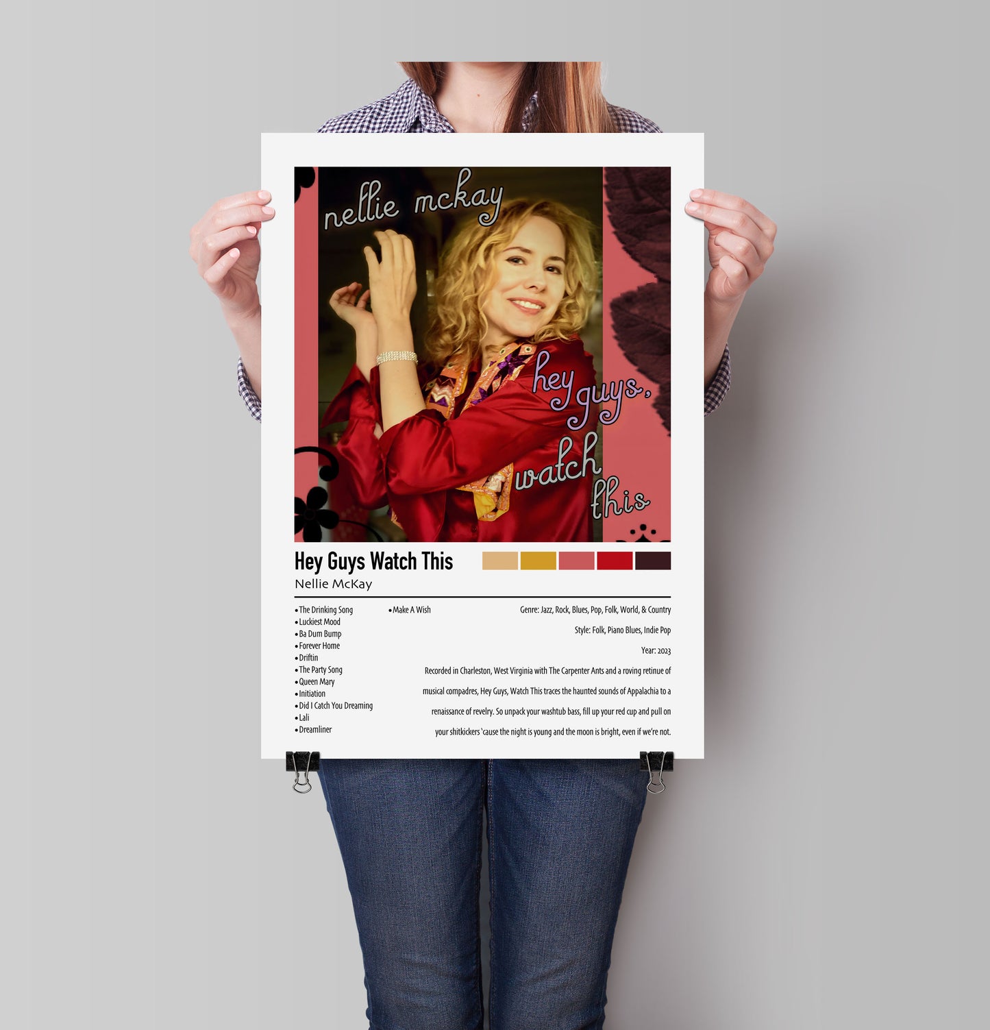 Nellie Mckay | Hey Guys Watch This | Custom Album Cover Poster Print