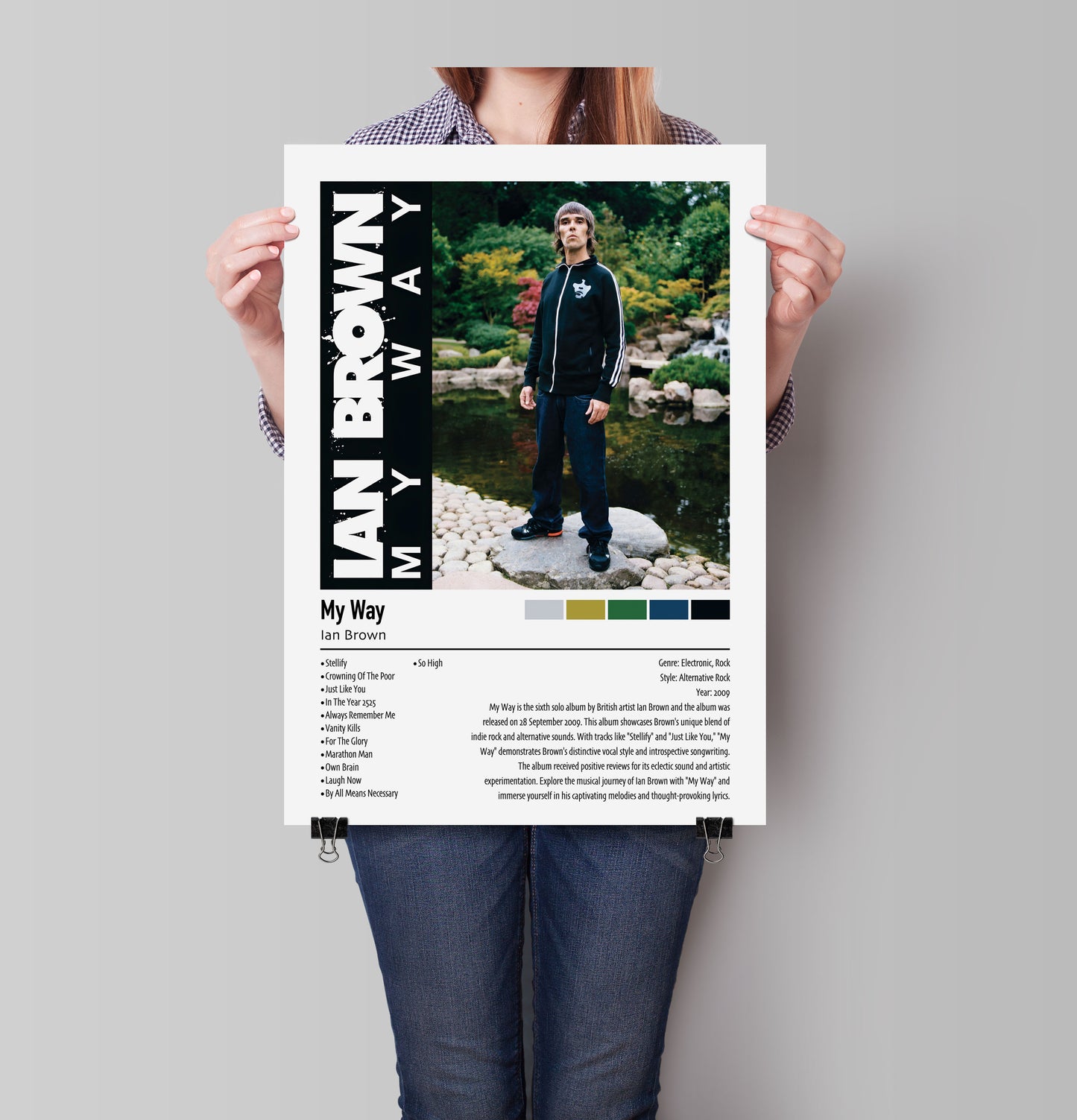 lan Brown | My Way | Custom Album Cover Poster Print