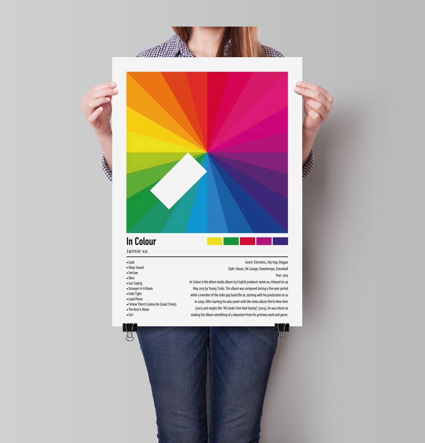 Jamie xx | In Colour | Custom Album Cover Poster Print