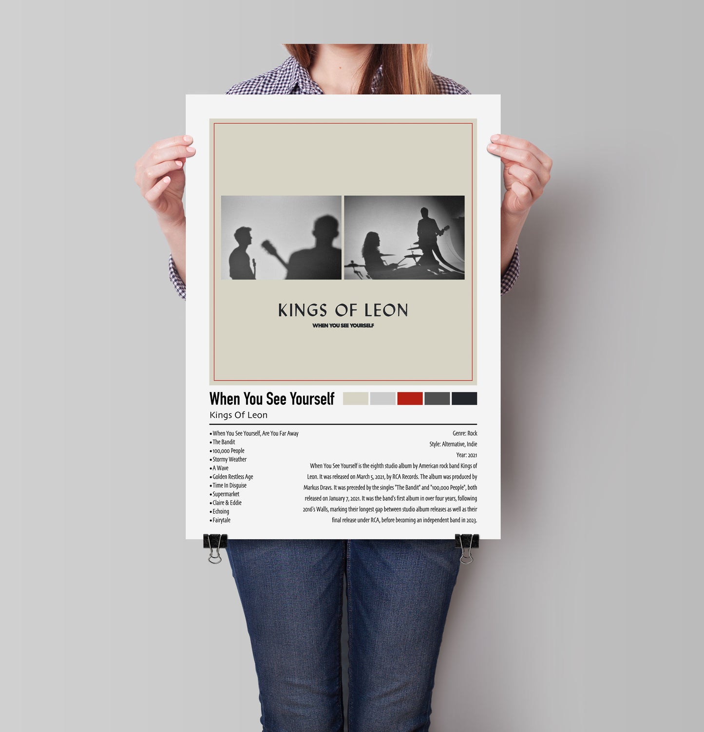 Kings Of Leon | When You See Yourself | Custom Album Cover Poster Print