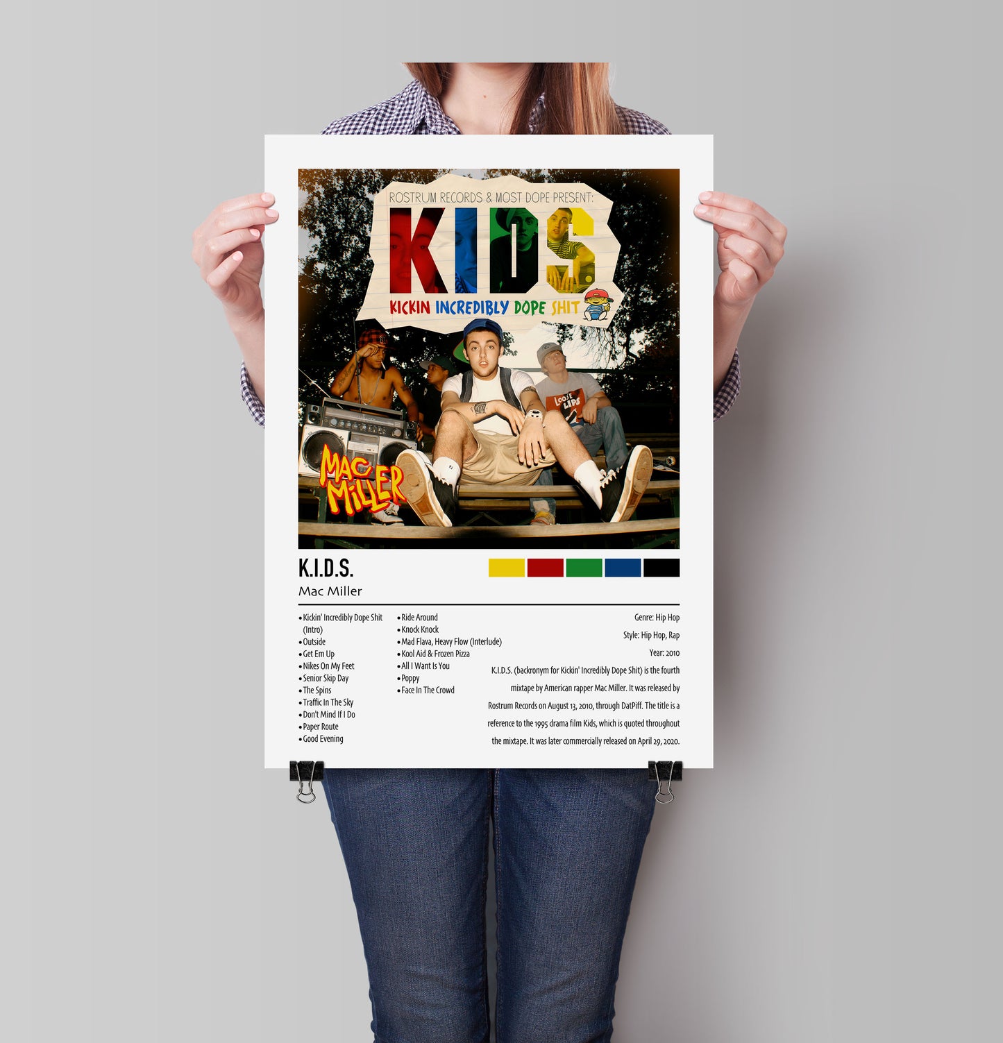 Mac Miller | K.I.D.S. | Custom Album Cover Poster Print