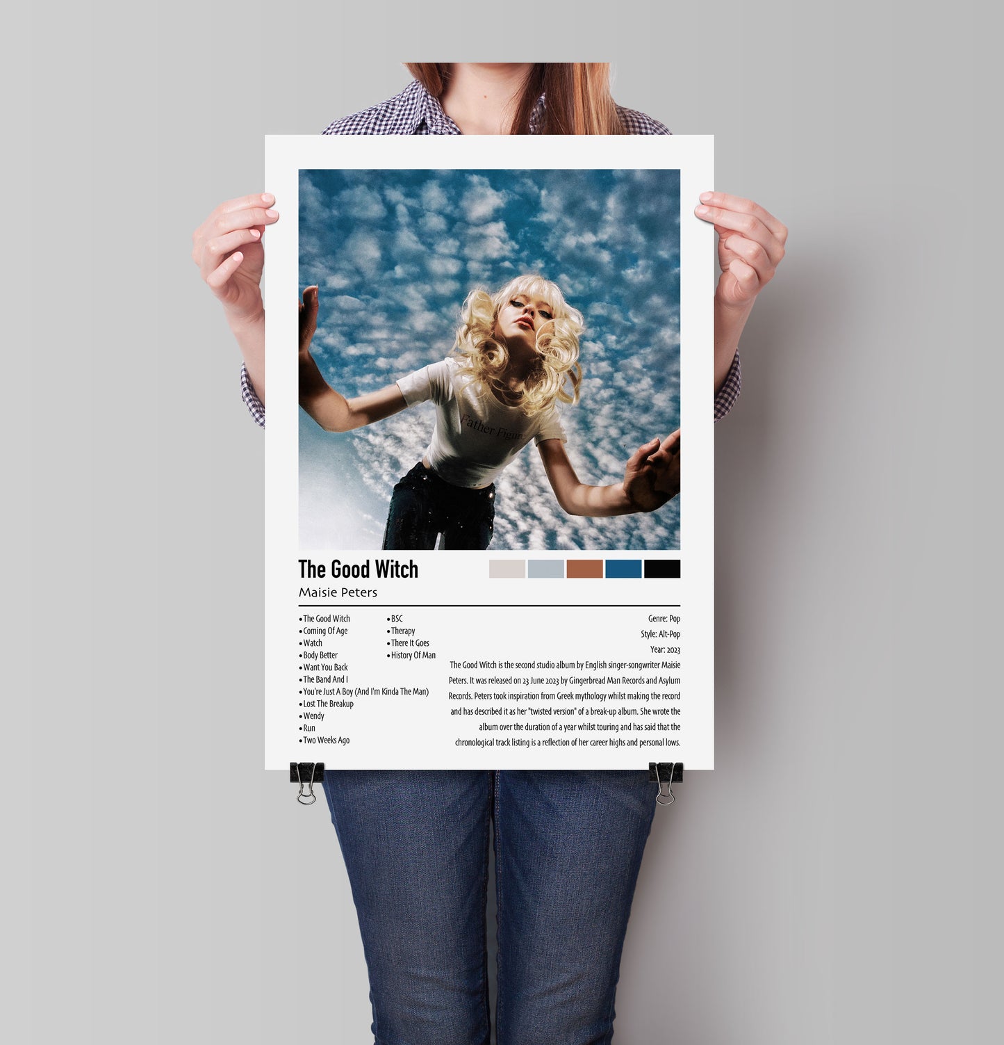 Maisie Peters | The Good Witch | Custom Album Cover Poster Print