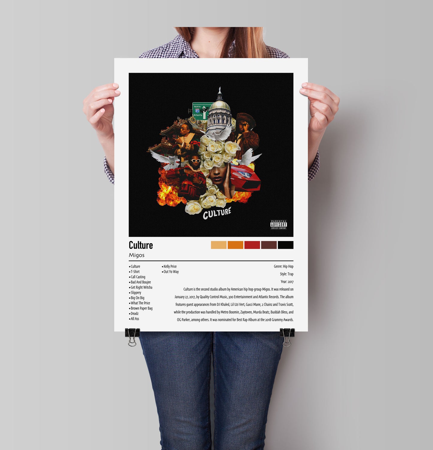 Migos | Culture | Custom Album Cover Poster Print
