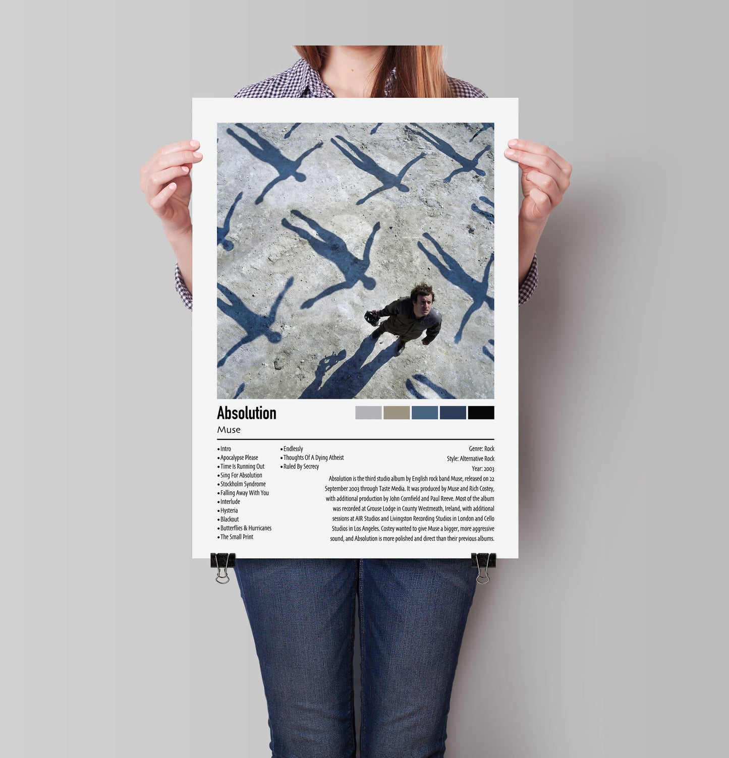 Muse | Absolution | Custom Album Cover Poster Print