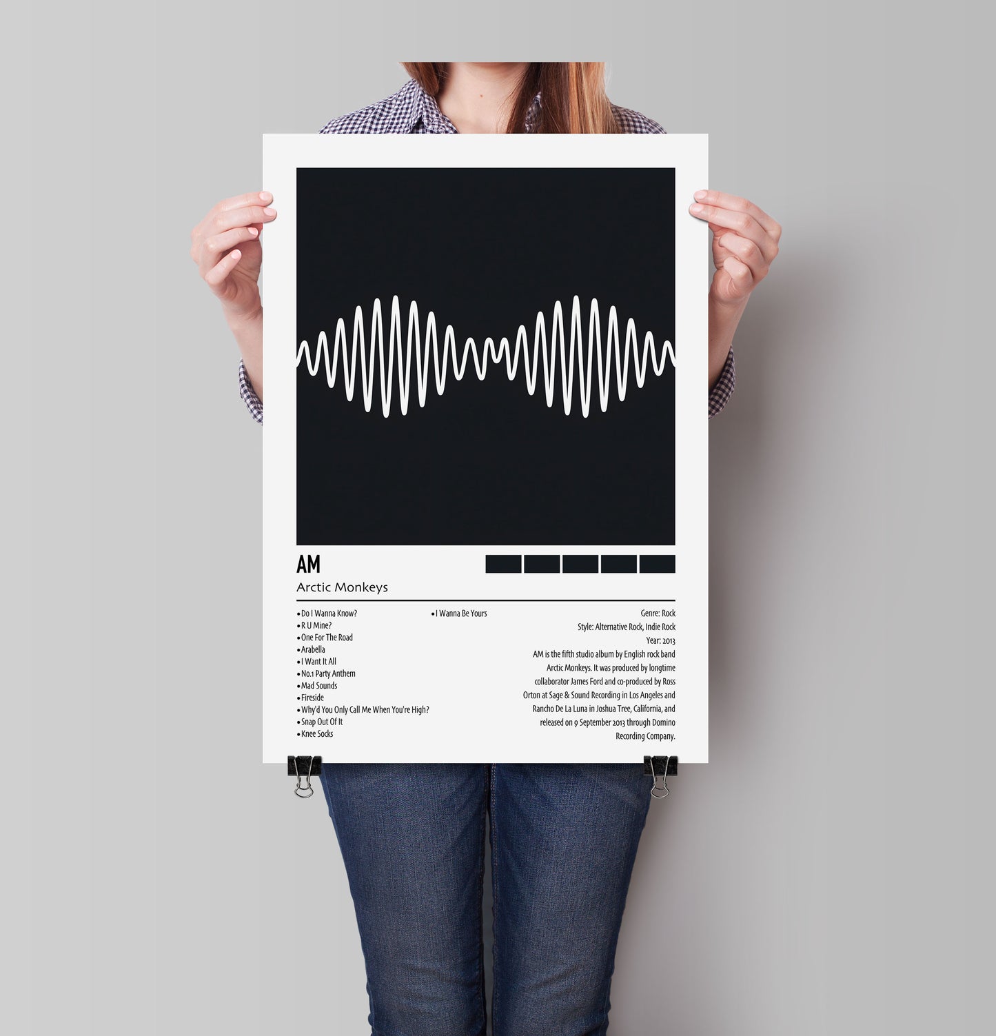 Arctic Monkeys | AM | Custom Album Cover Poster Print