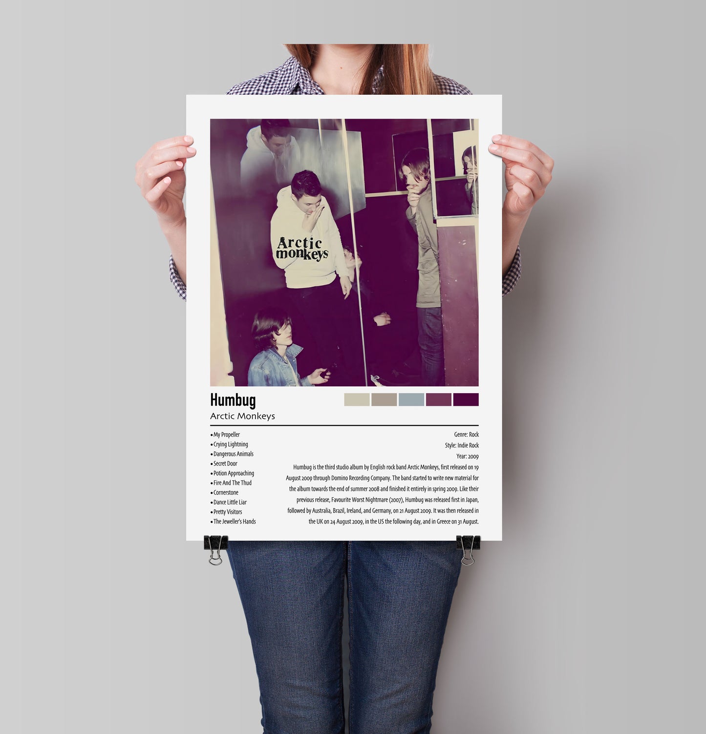 Arctic Monkeys | Humbug | Custom Album Cover Poster Print