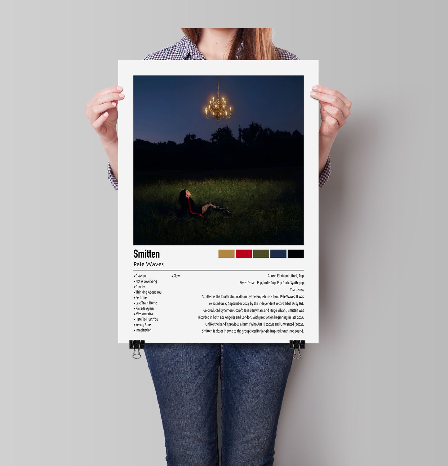 Pale Waves | Smitten | Custom Album Cover Poster Print