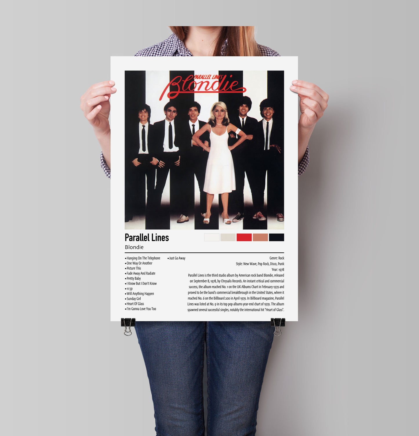 Blondie | Parallel Lines | Custom Album Cover Poster Print