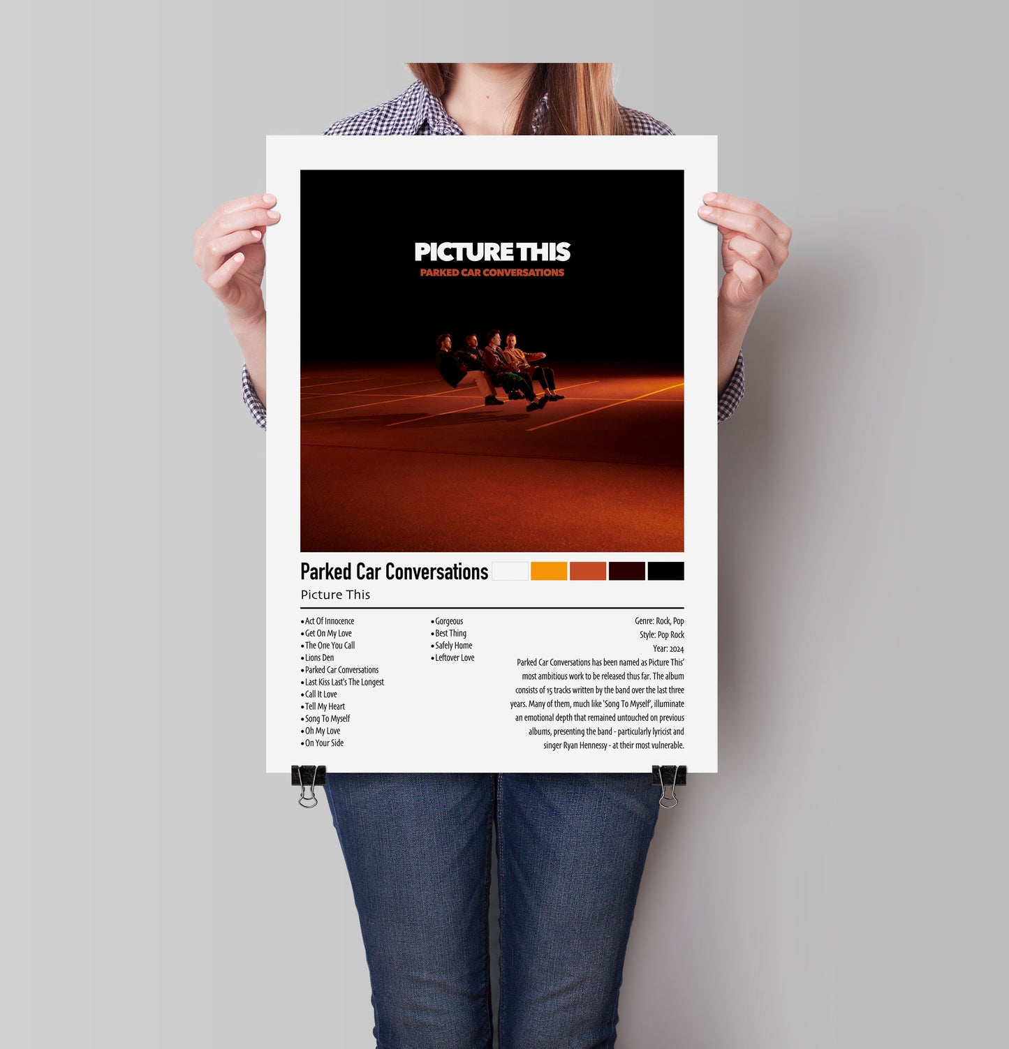 Picture This | Parked Car Conversations | Custom Album Cover Poster Print