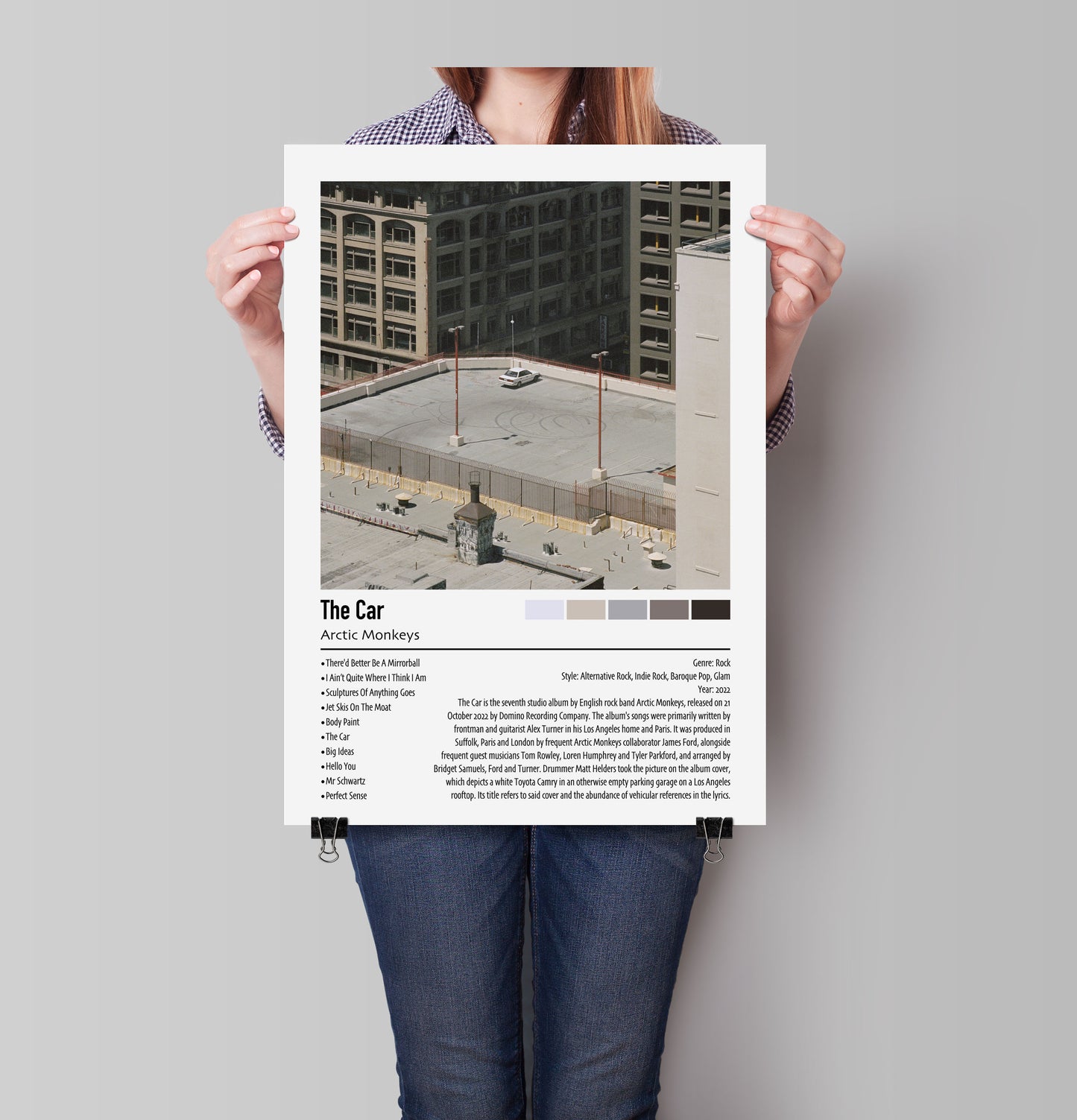 Arctic Monkeys | The Car | Custom Album Cover Poster Print