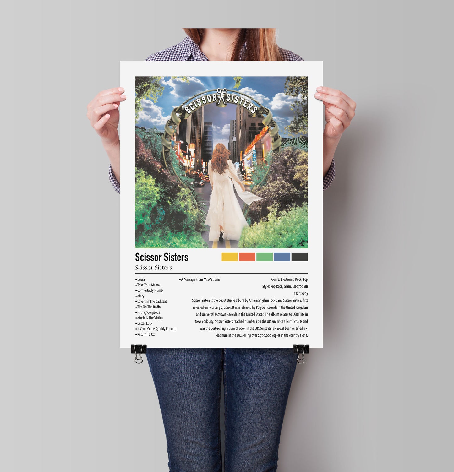 Scissor Sisters | Scissor Sisters | Custom Album Cover Poster Print