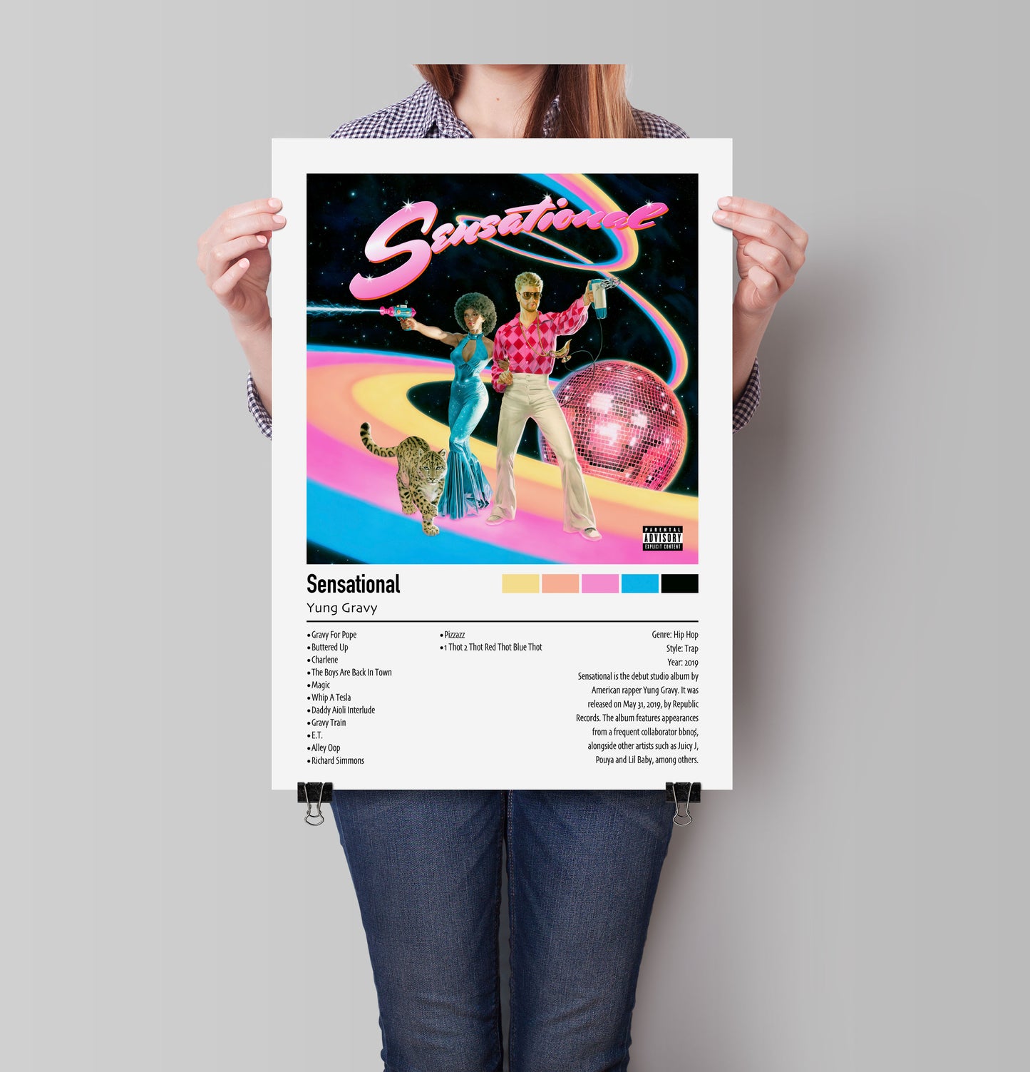 Yung Gravy | Sensational | Custom Album Cover Poster Print