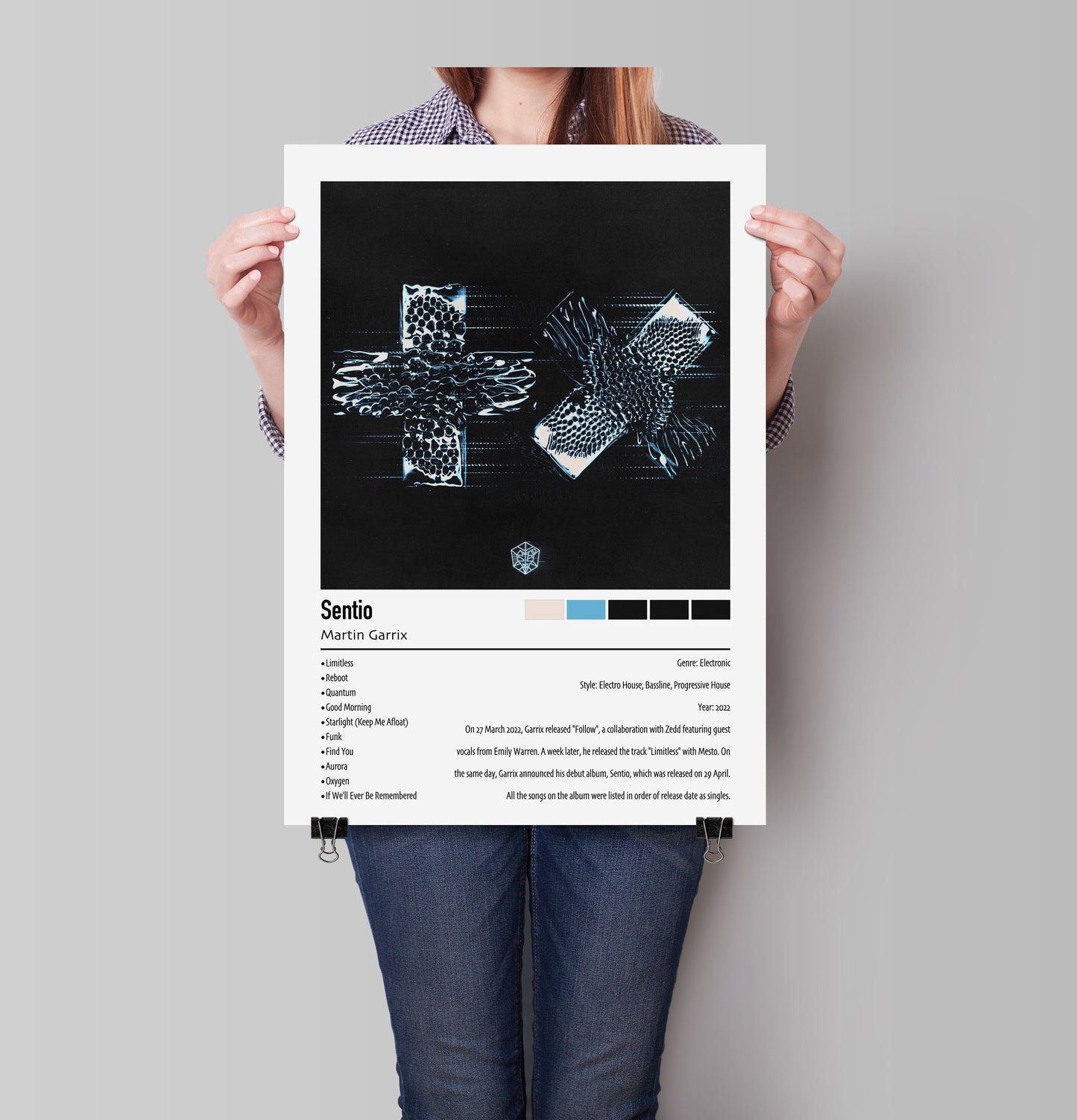 Martin Garrix | Sentio | Custom Album Cover Poster Print