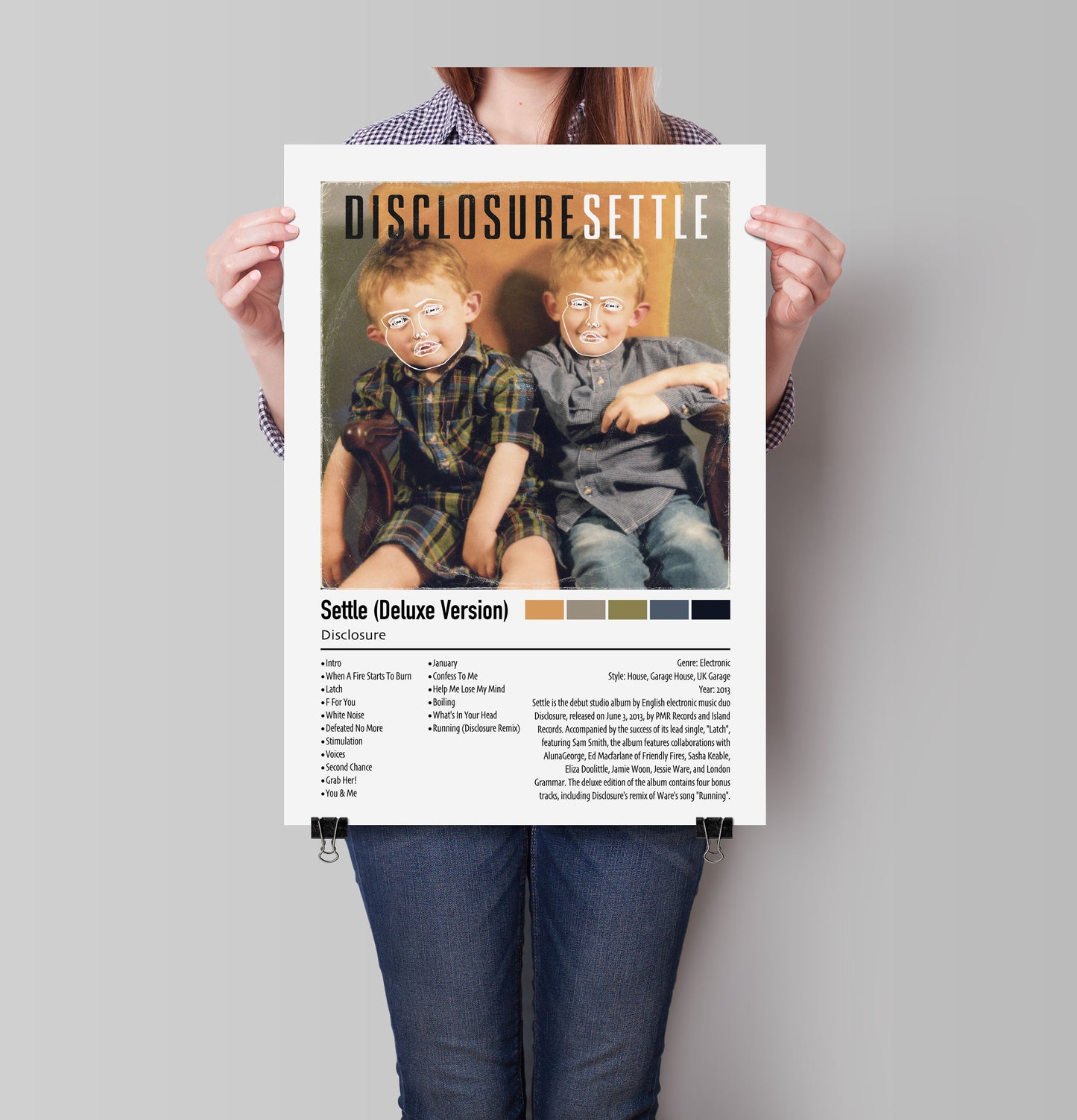 Disclosure | Settle (Deluxe Version) | Custom Album Cover Poster Print