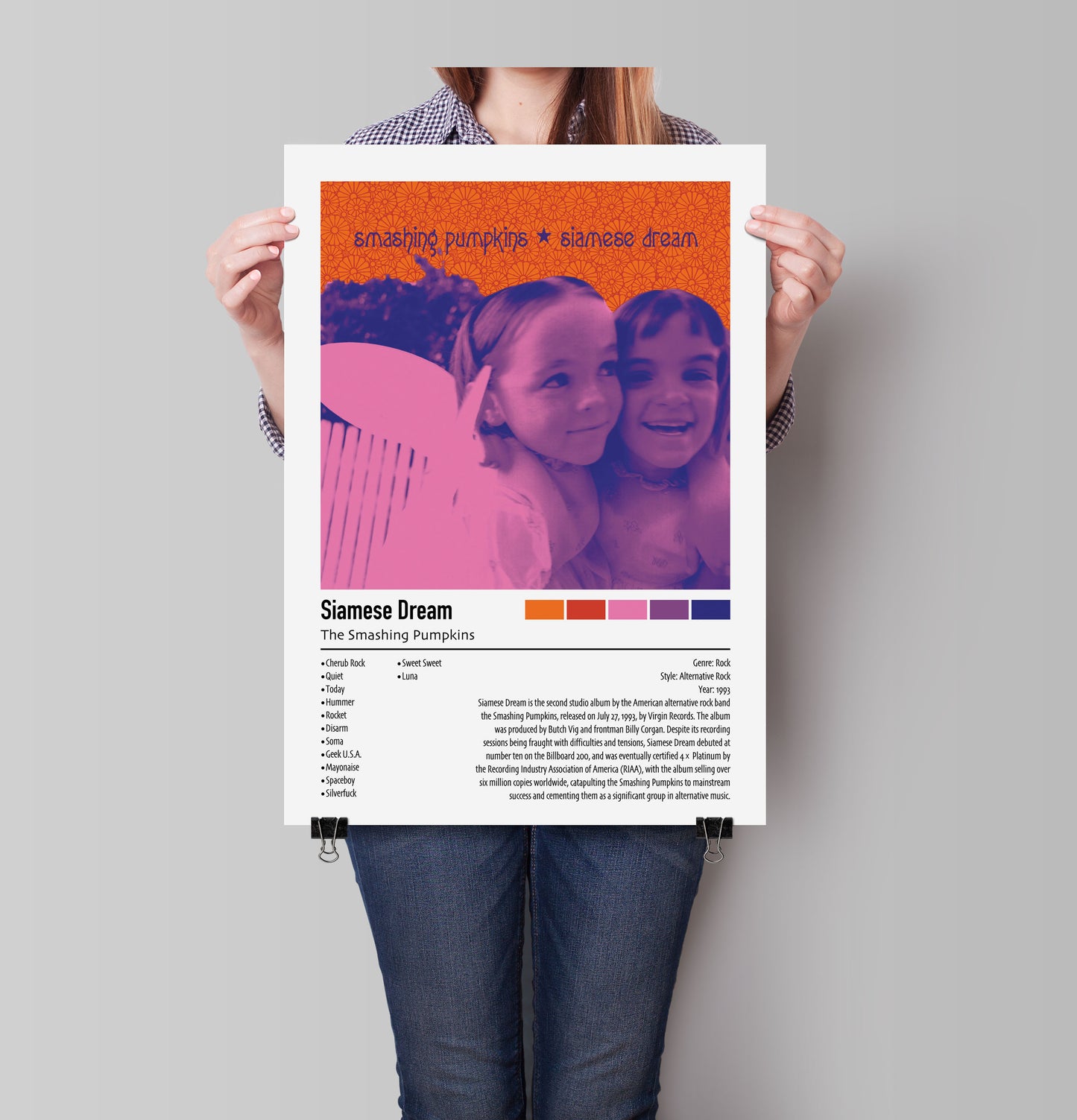 The Smashing Pumpkins | Siamese Dream | Custom Album Cover Poster Print