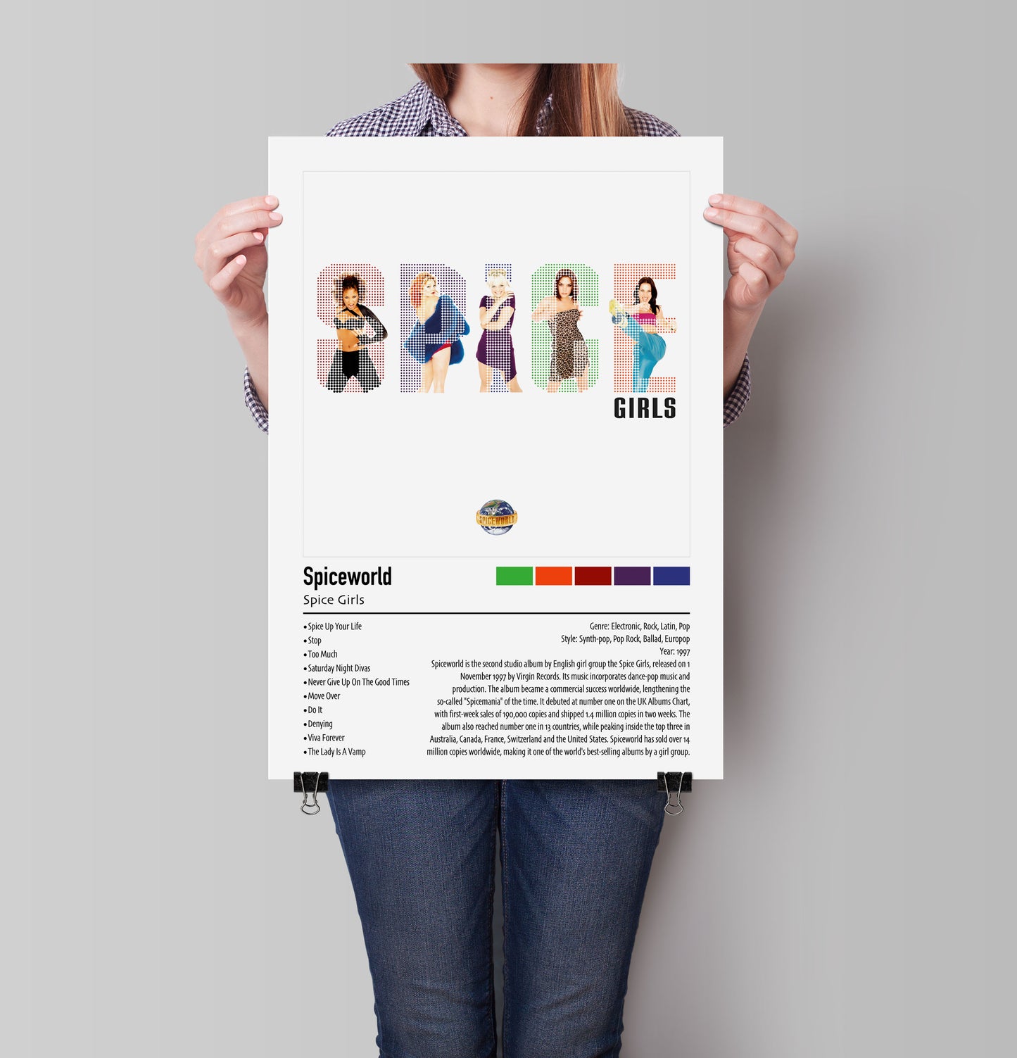 Spice Girls | Spiceworld | Custom Album Cover Poster Print