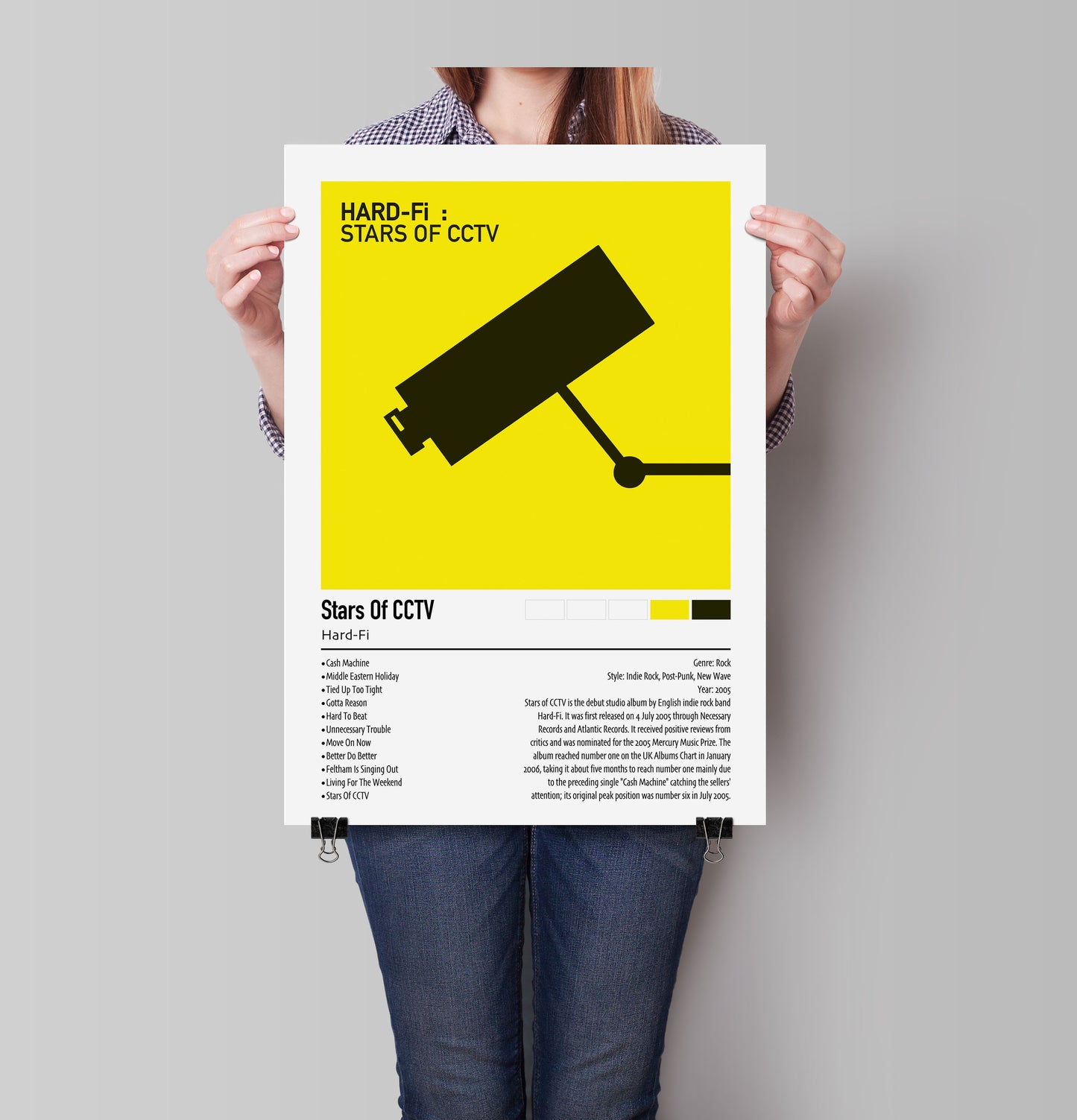 Hard-Fi | Stars Of CCTV | Custom Album Cover Poster Print