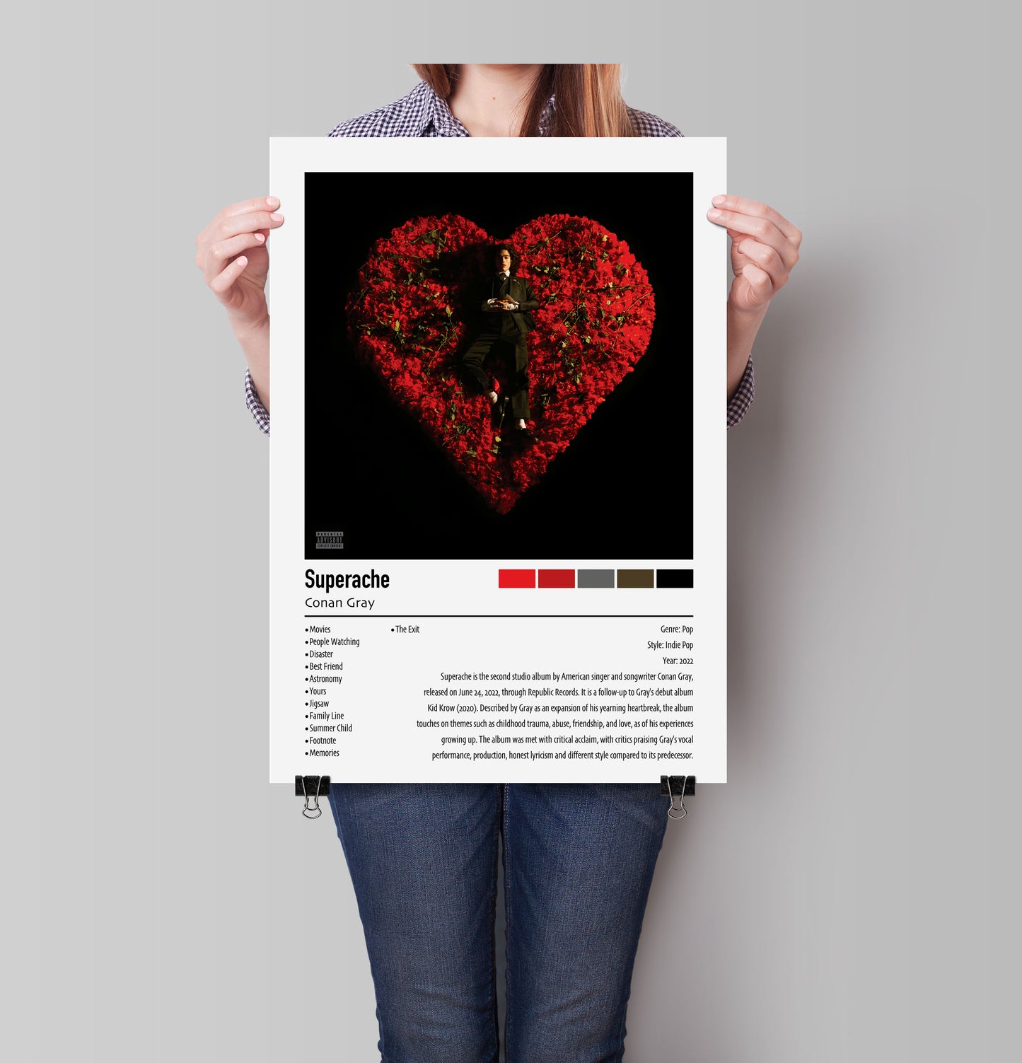 Conan Gray | Superache | Custom Album Cover Poster Print