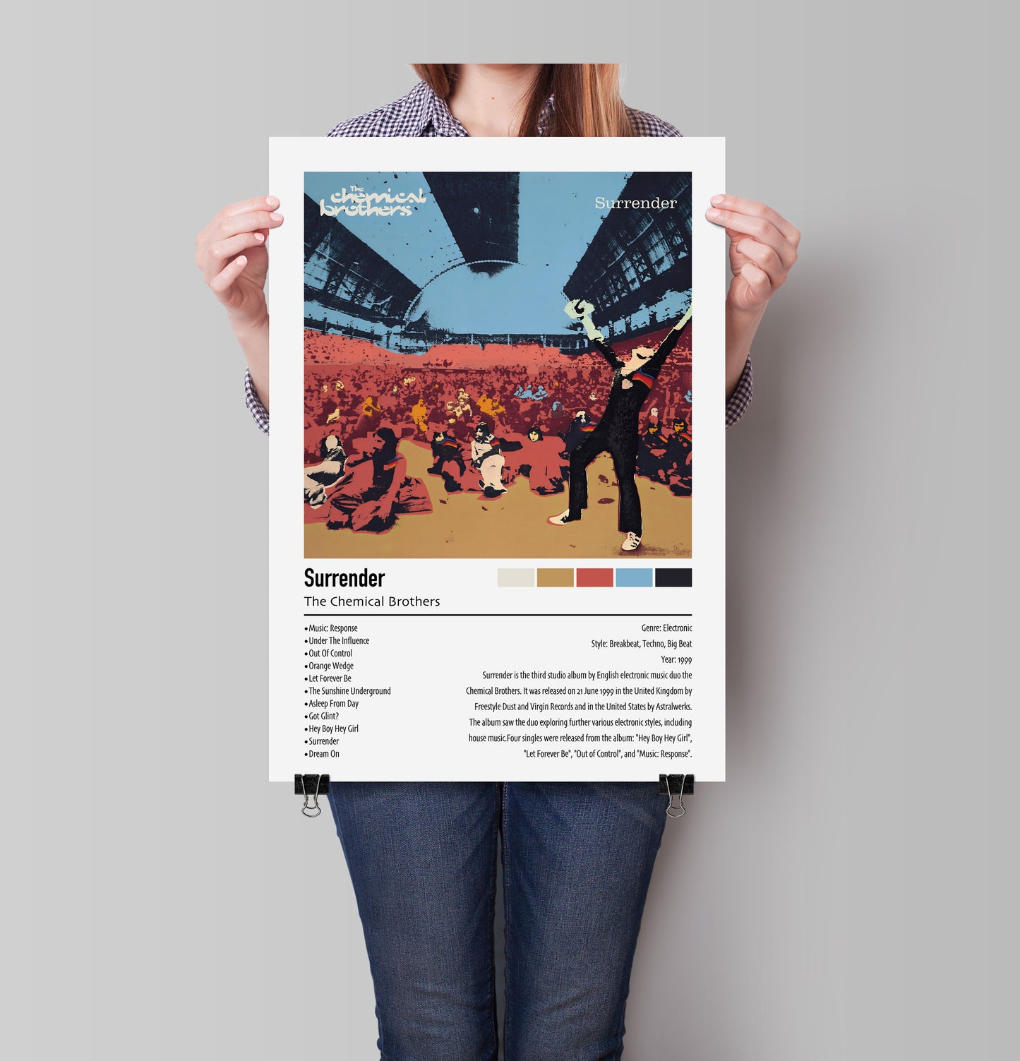 The Chemical Brothers | Surrender | Custom Album Cover Poster Print