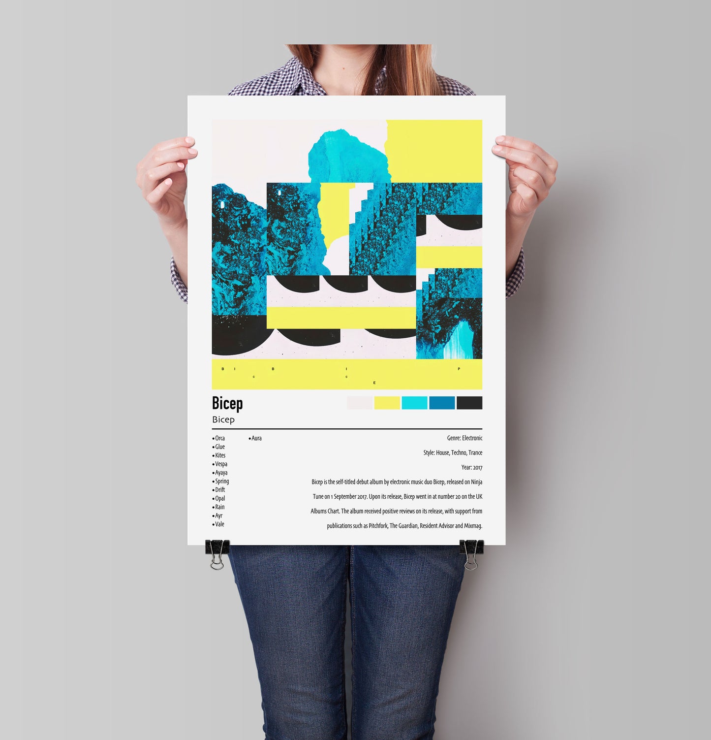 Bicep | Bicep | Custom Album Cover Poster Print