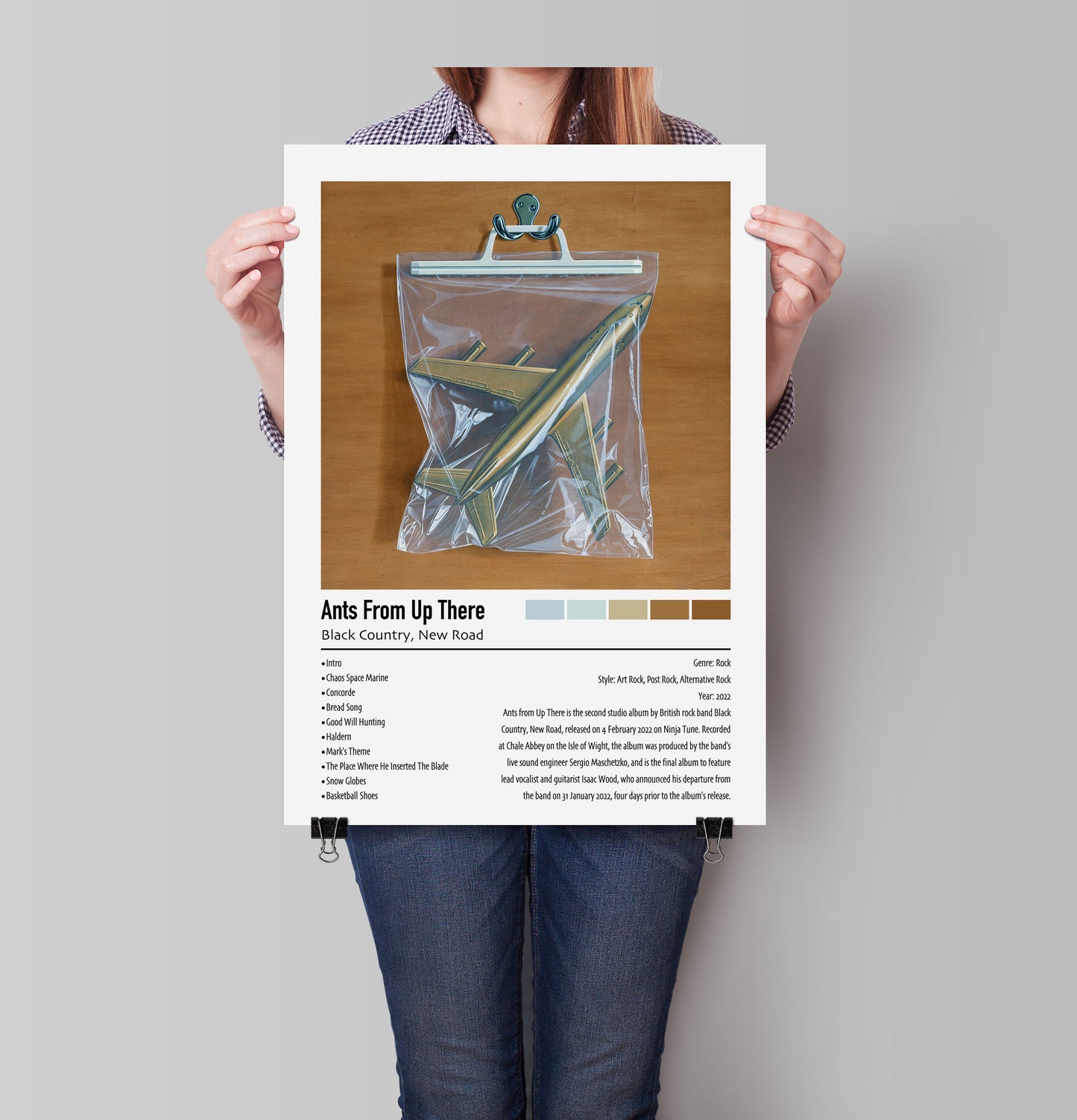 Black Country, New Road | Ants From Up There | Custom Album Cover Poster Print